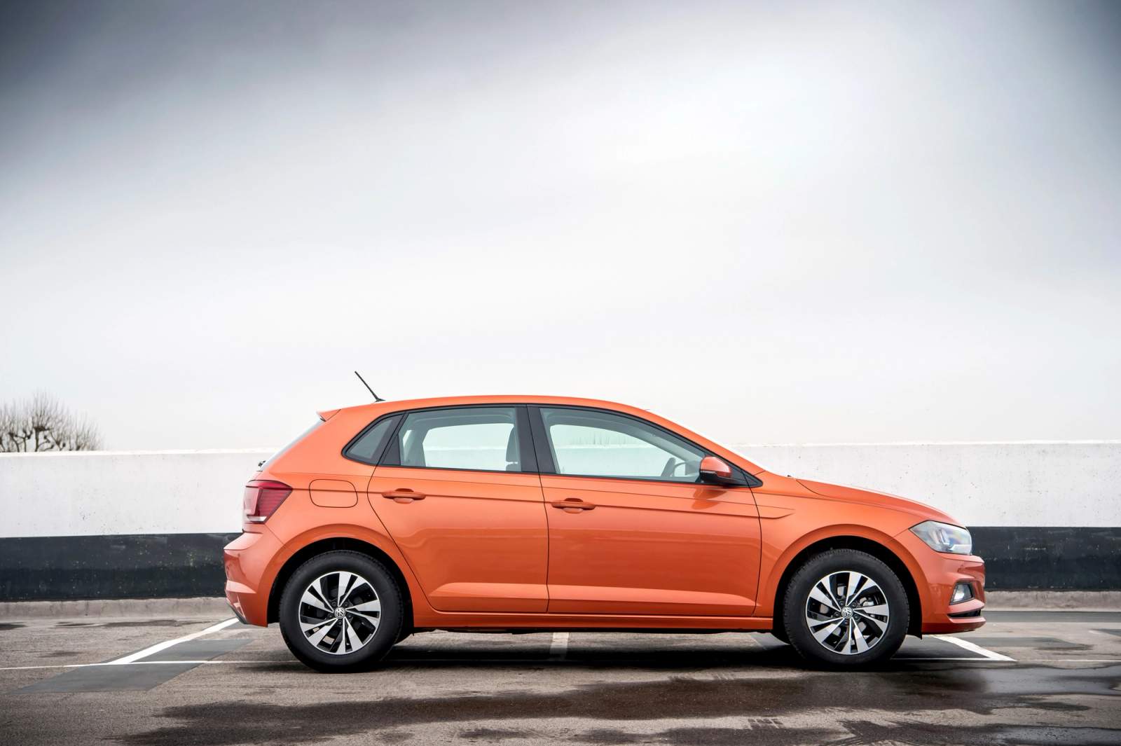 Orange Volkswagen Polo