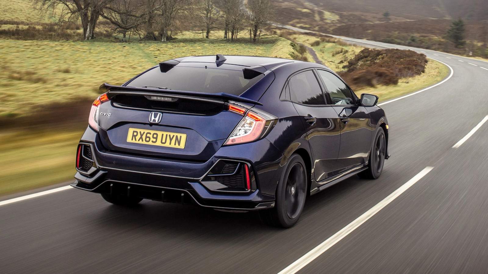 Honda Civic rear driving