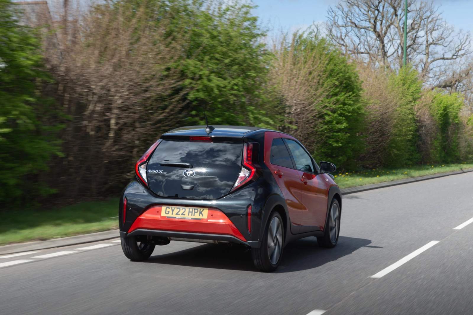 toyota aygo x rear
