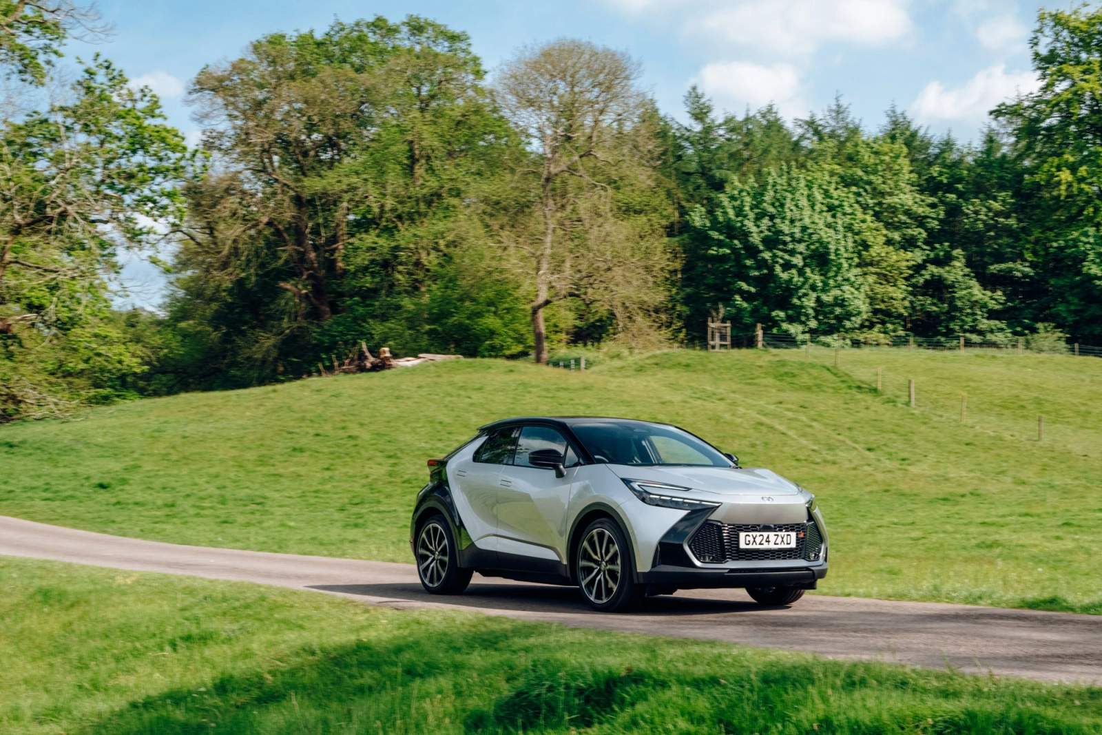 Silver Toyota C-HR