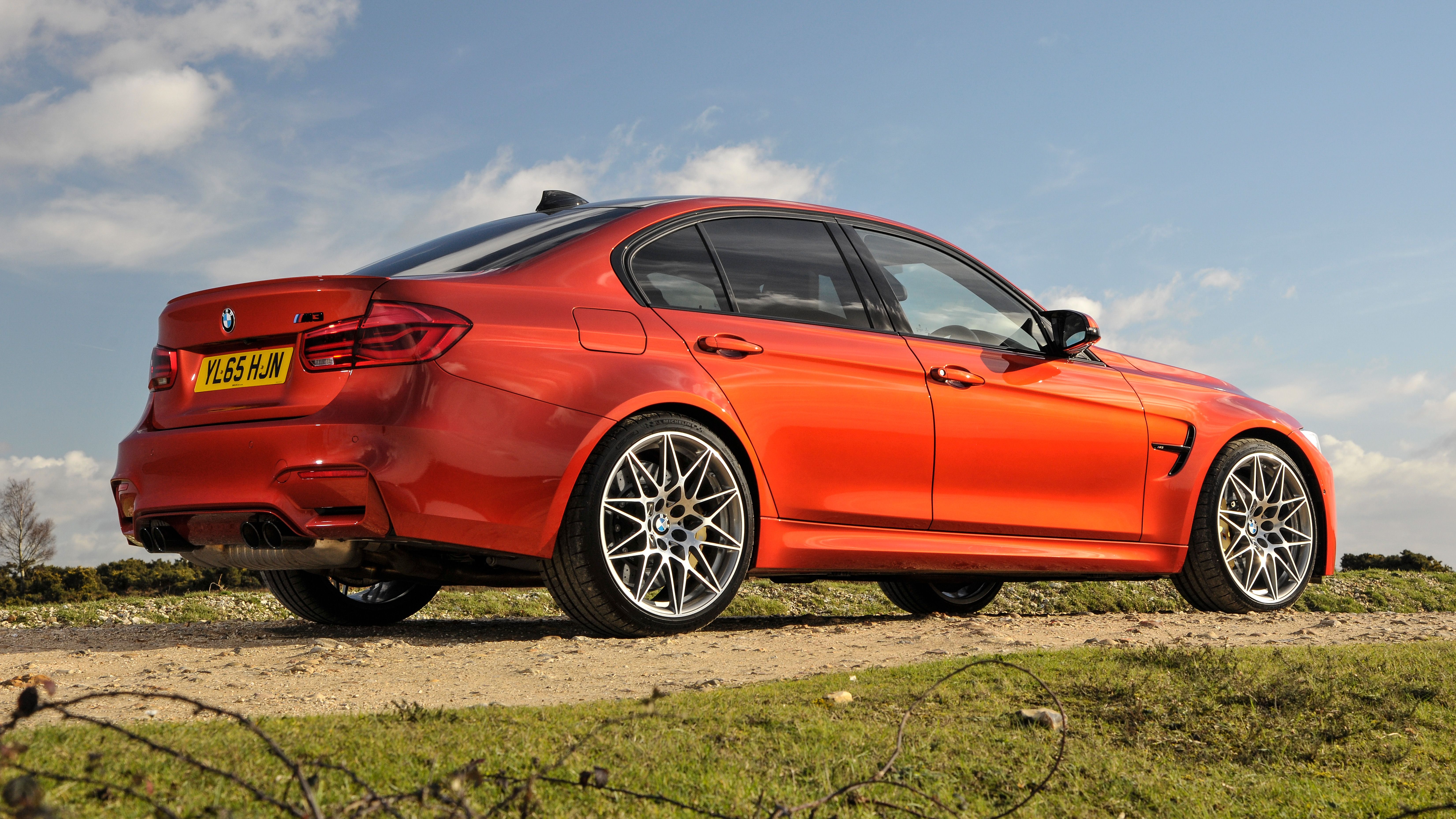 BMW M3 rear quarter parked