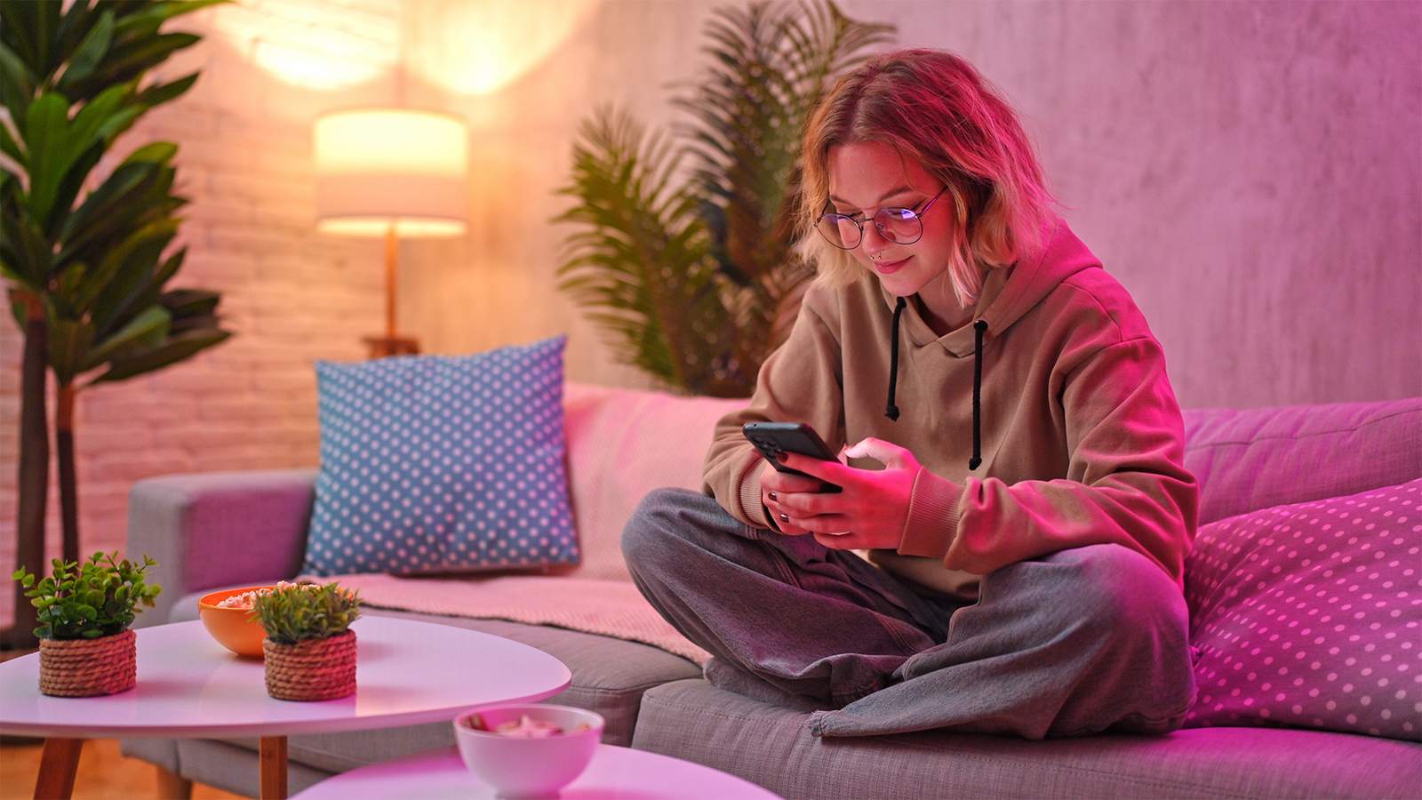 Girl browsing cars online