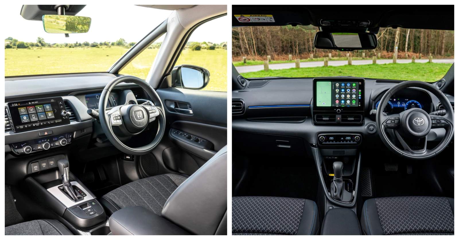 jazz yaris interior
