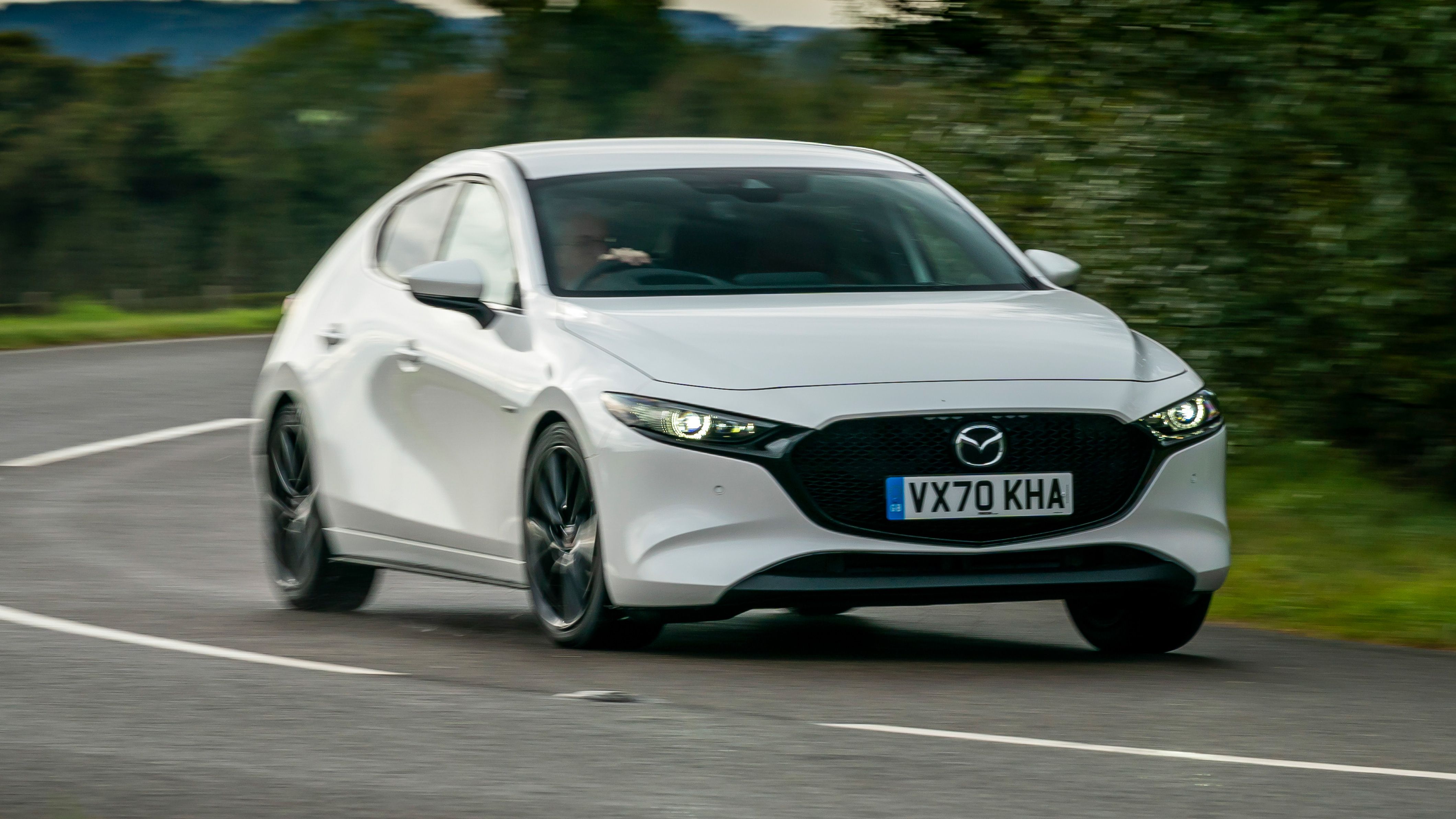 Mazda3 front driving