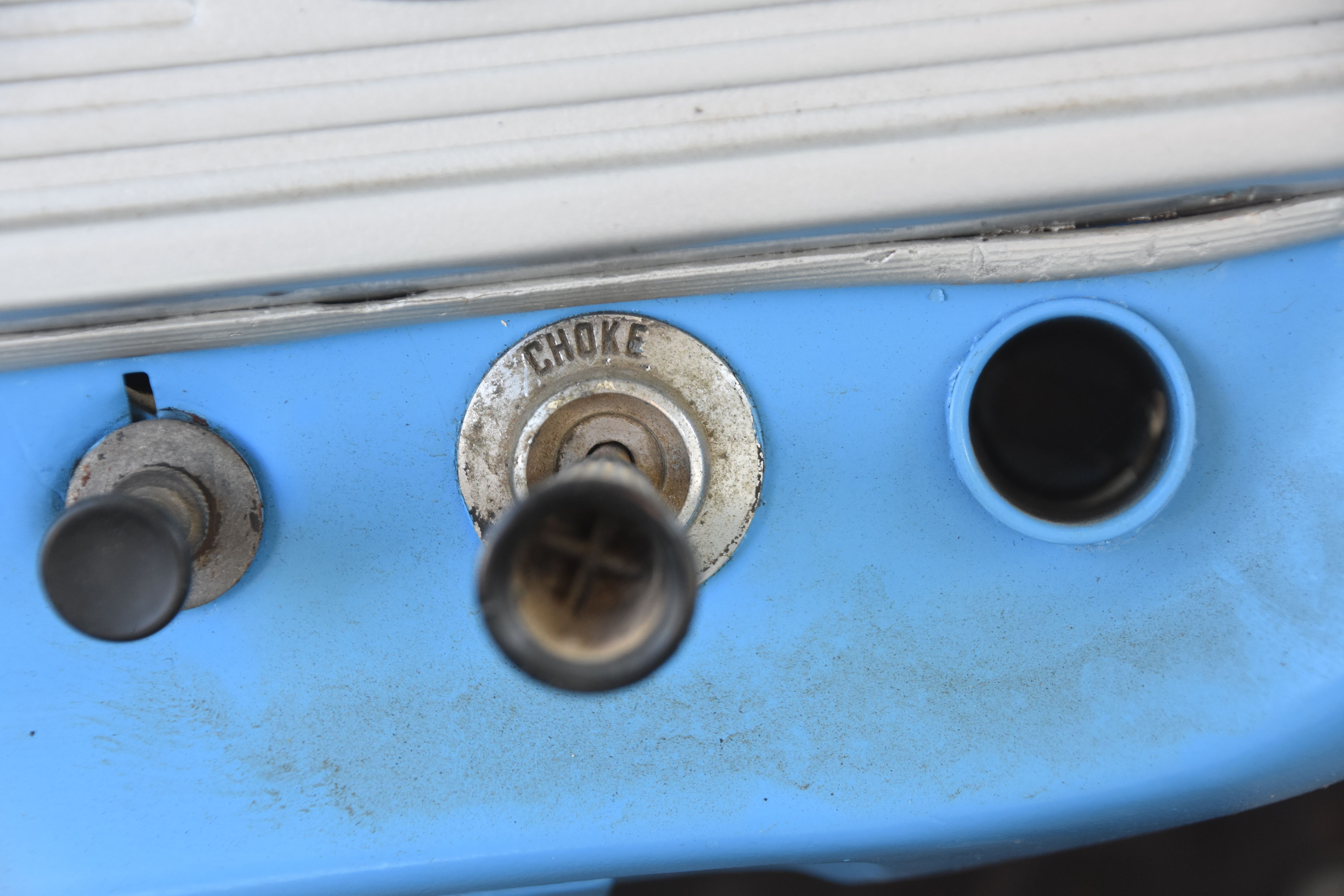 Car choke lever