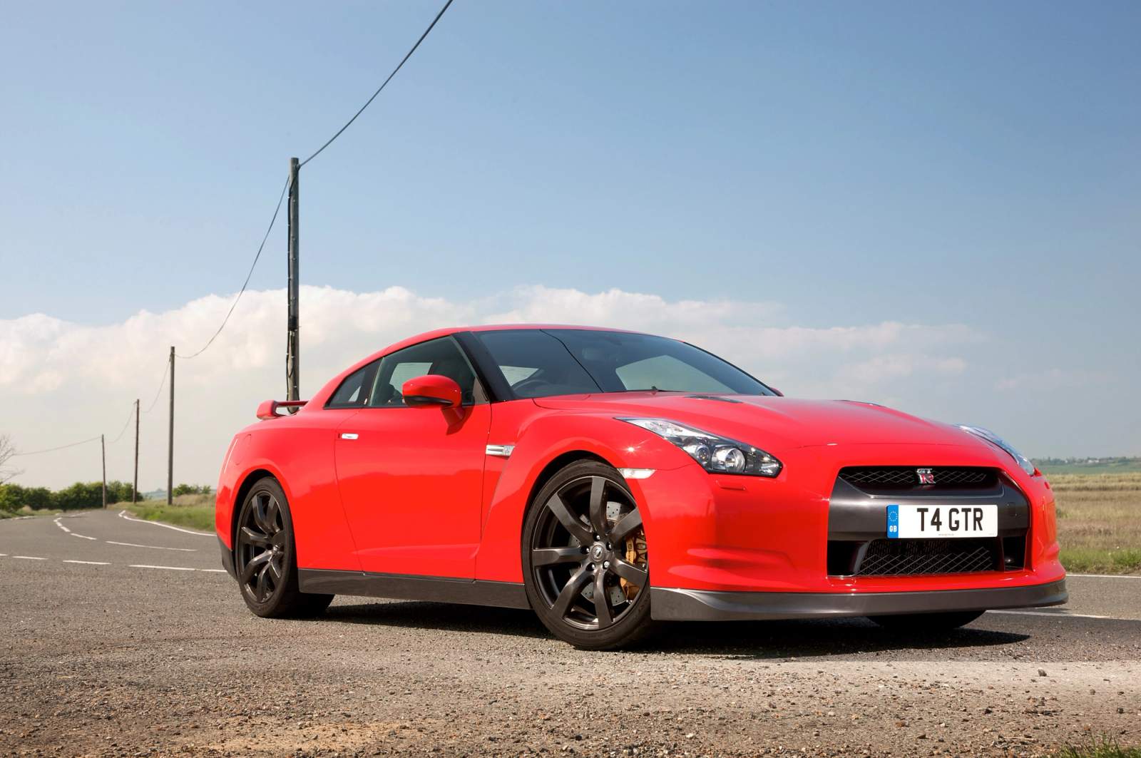 Red Nissan GT-R