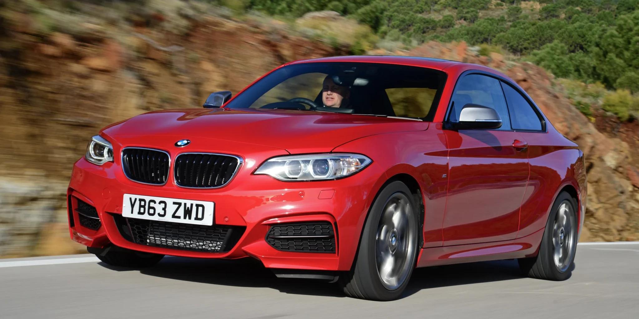 BMW 2 Series driving on the road