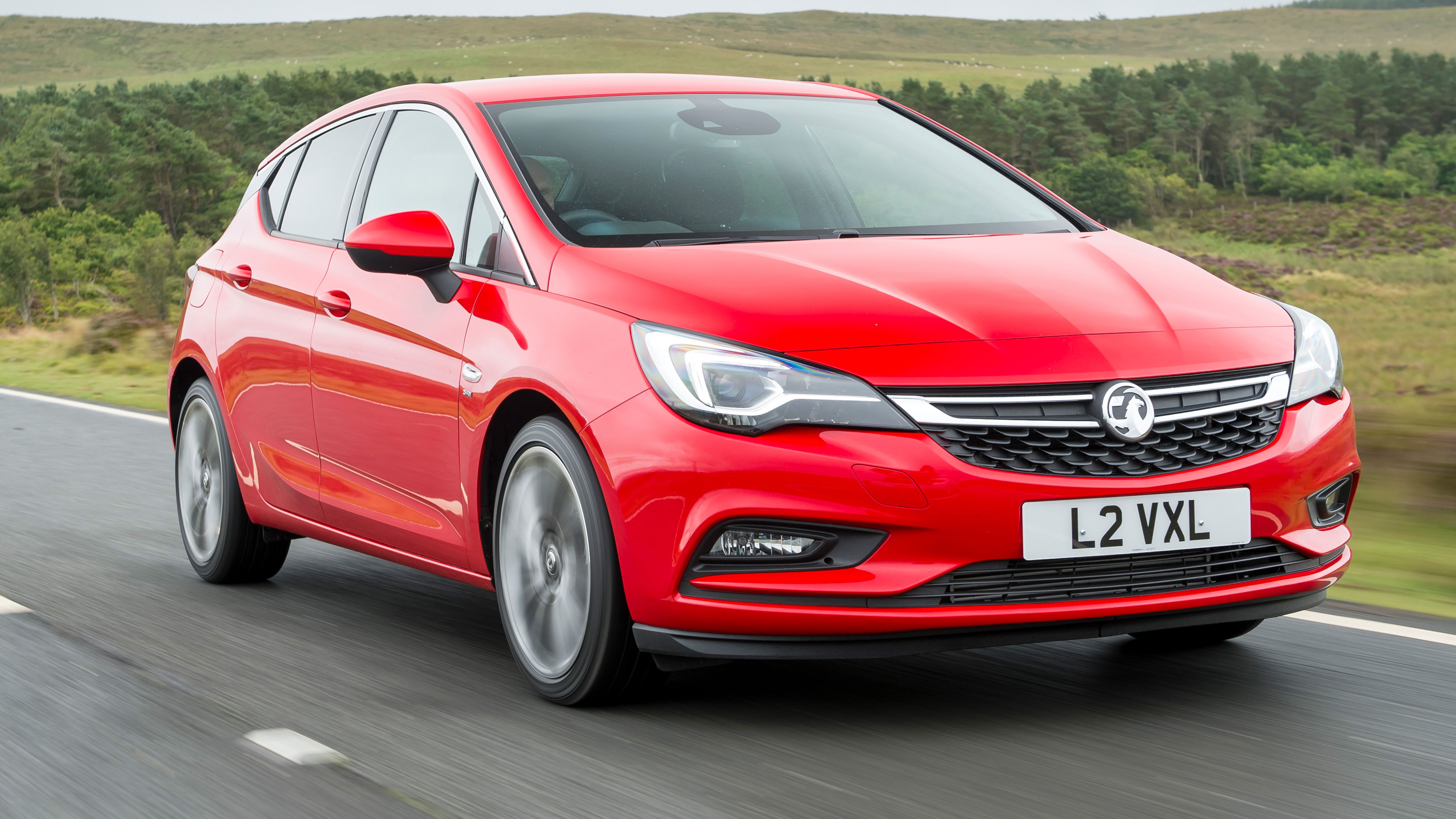 Vauxhall Astra front driving