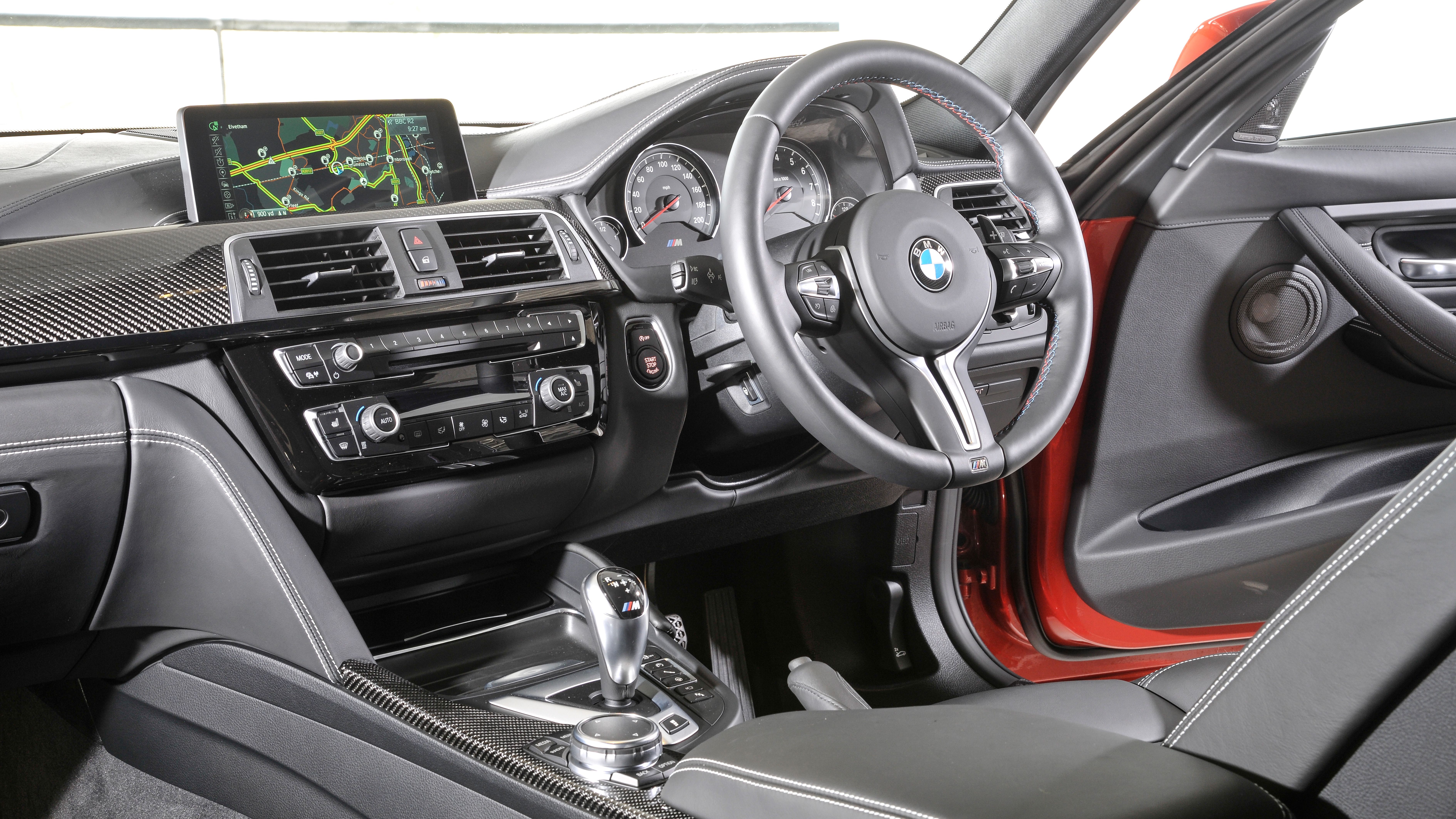 BMW M3 interior