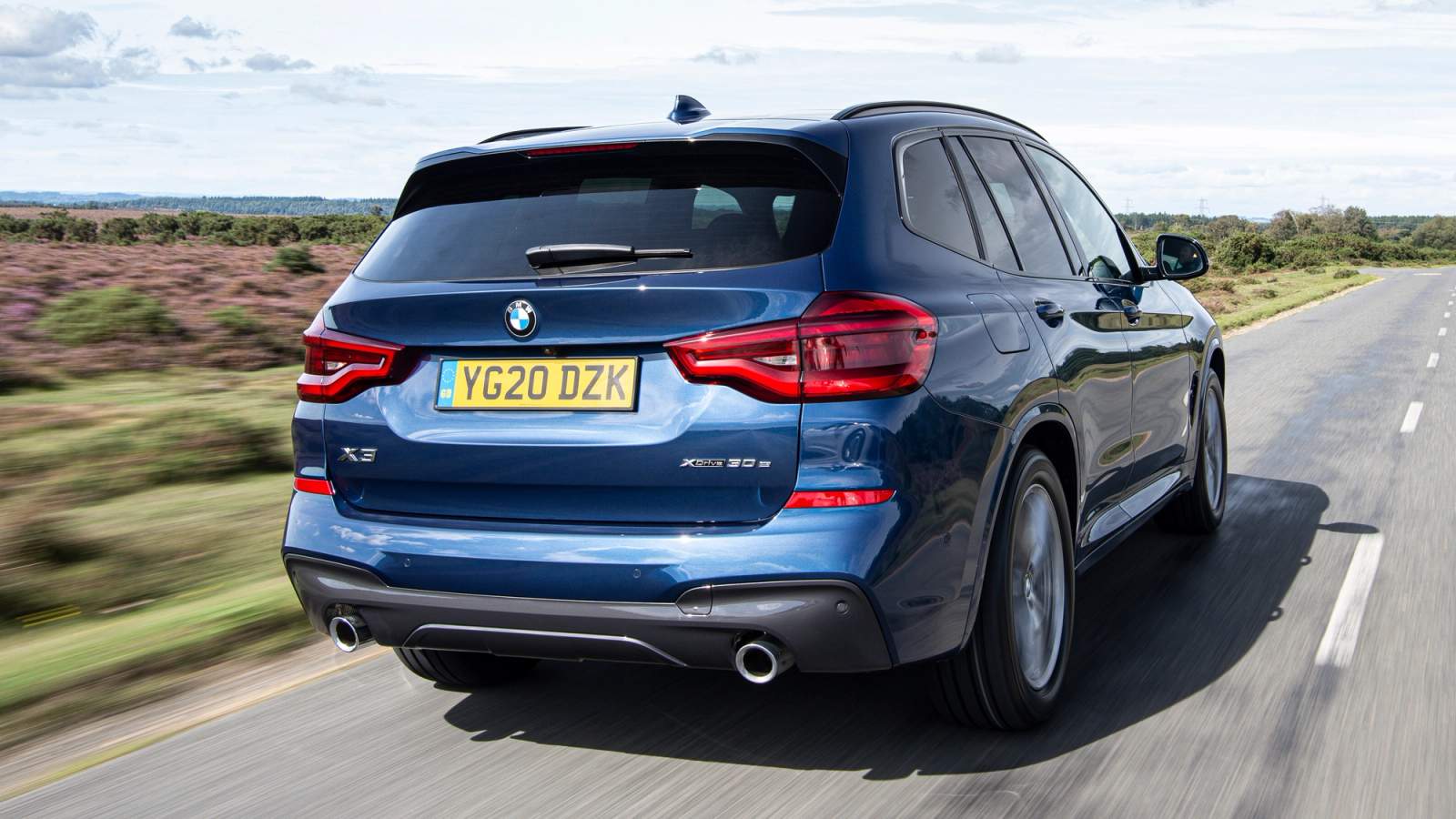 BMW X3 driving