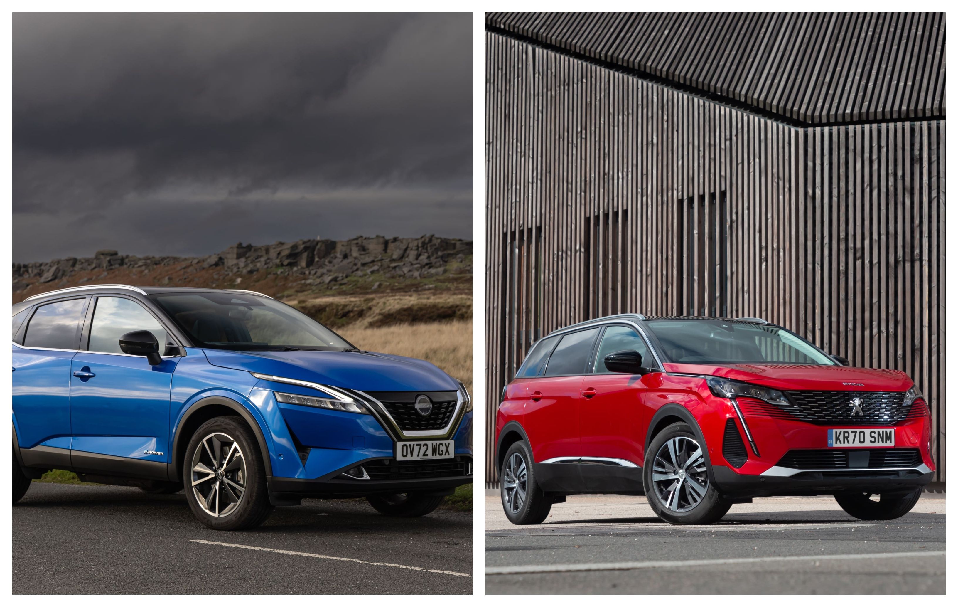 qashqai and 3008