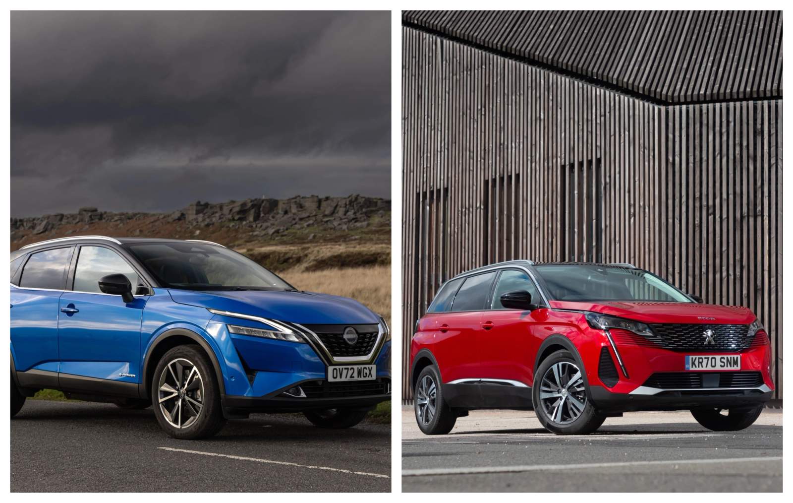 qashqai and 3008