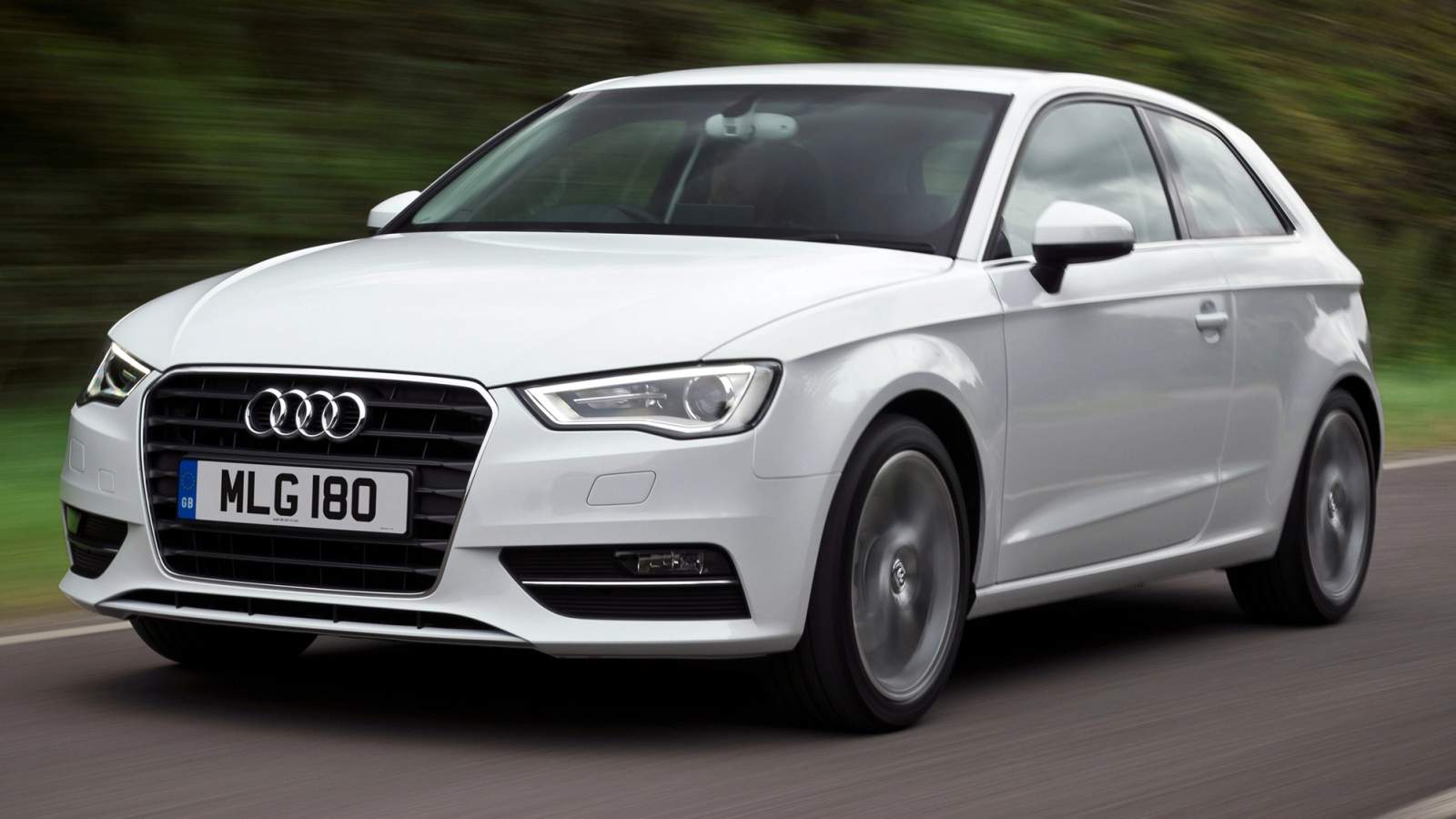 Audi A3 driving