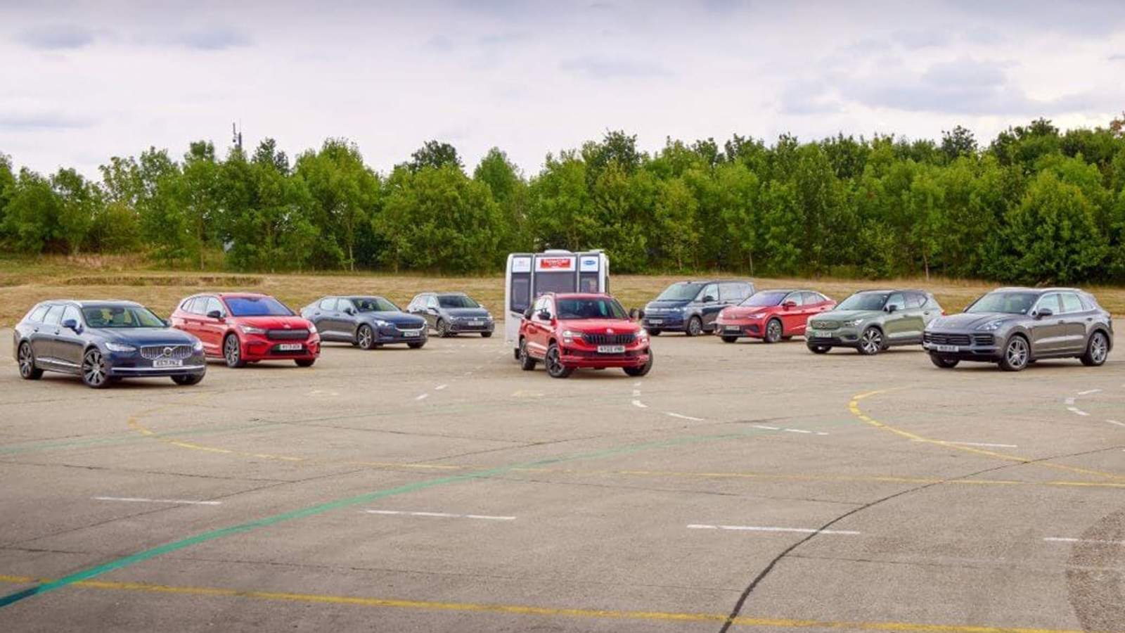 Group of tow cars