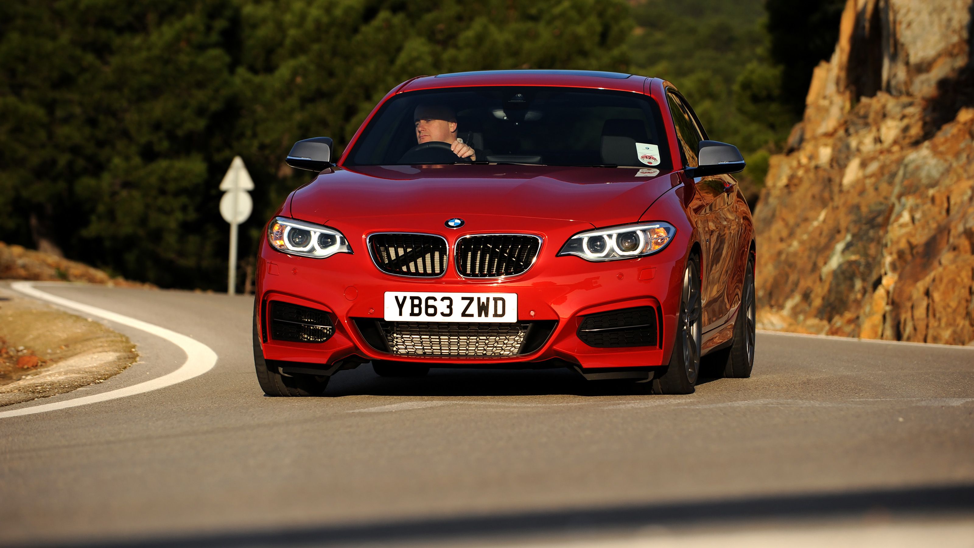 BMW M235i driving