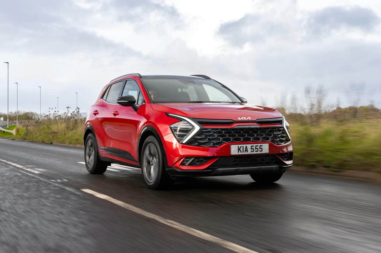 Red Kia Sportage