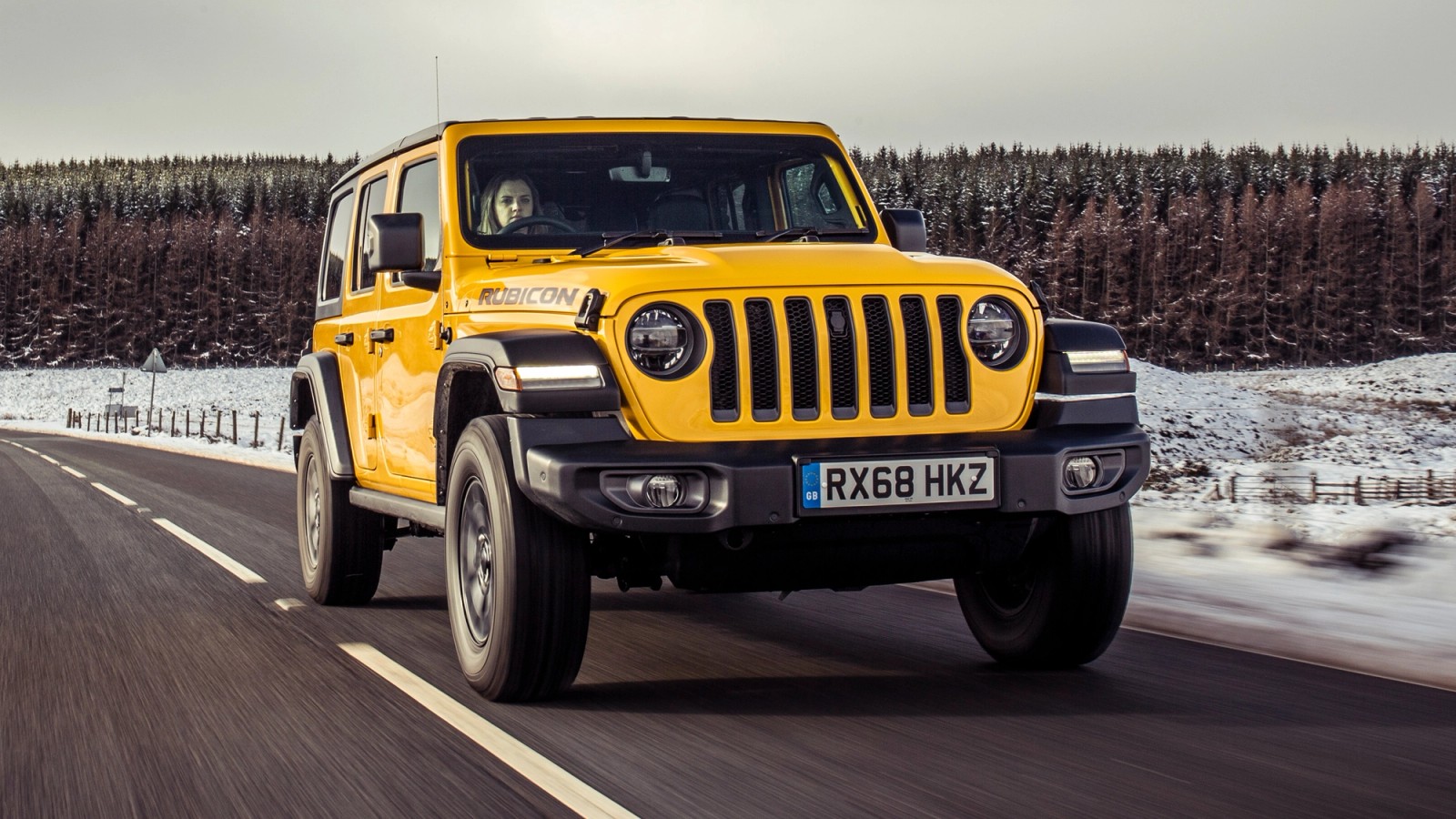Jeep Wrangler front quarter