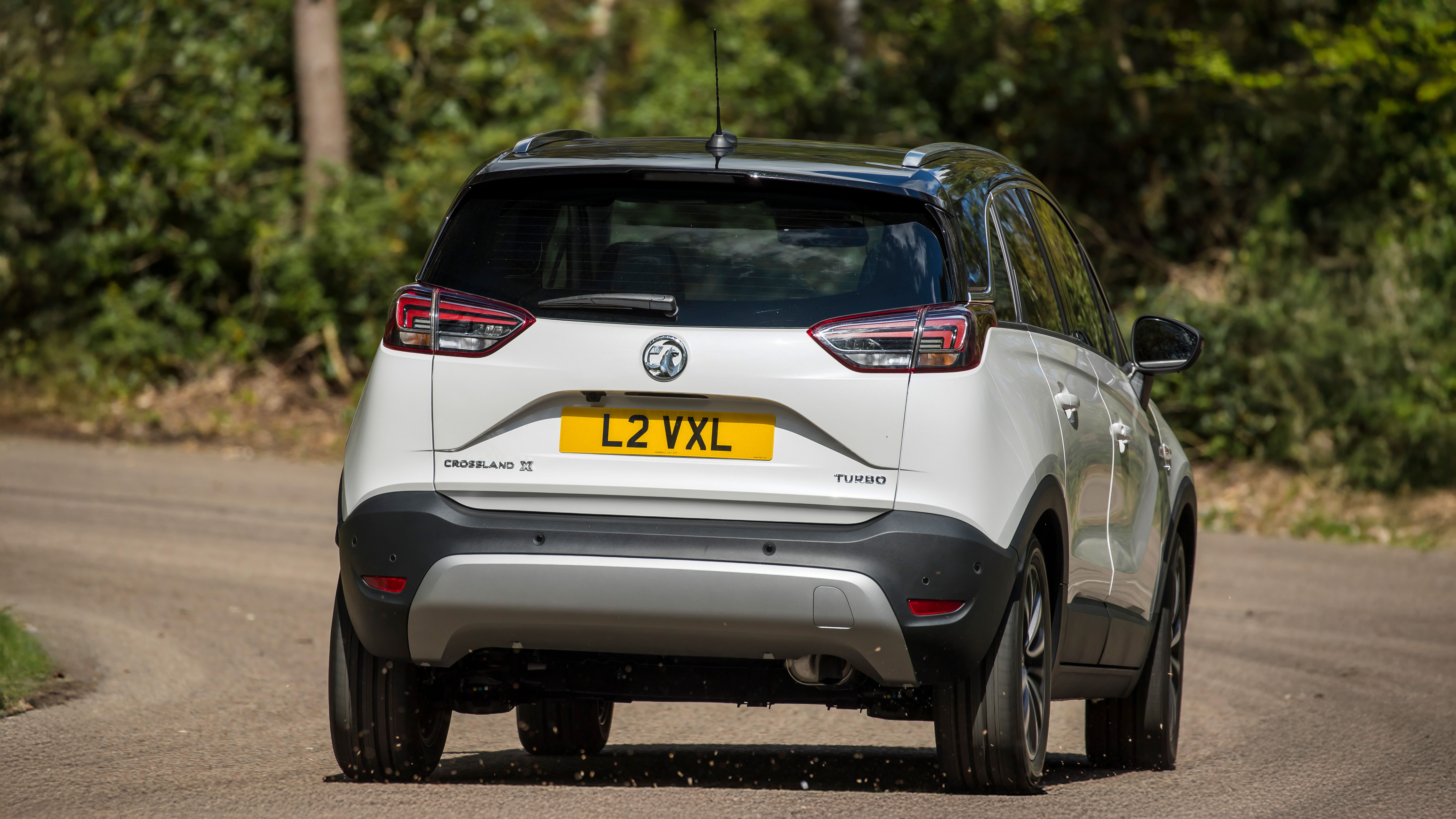 Vauxhall Crossland X driving rear