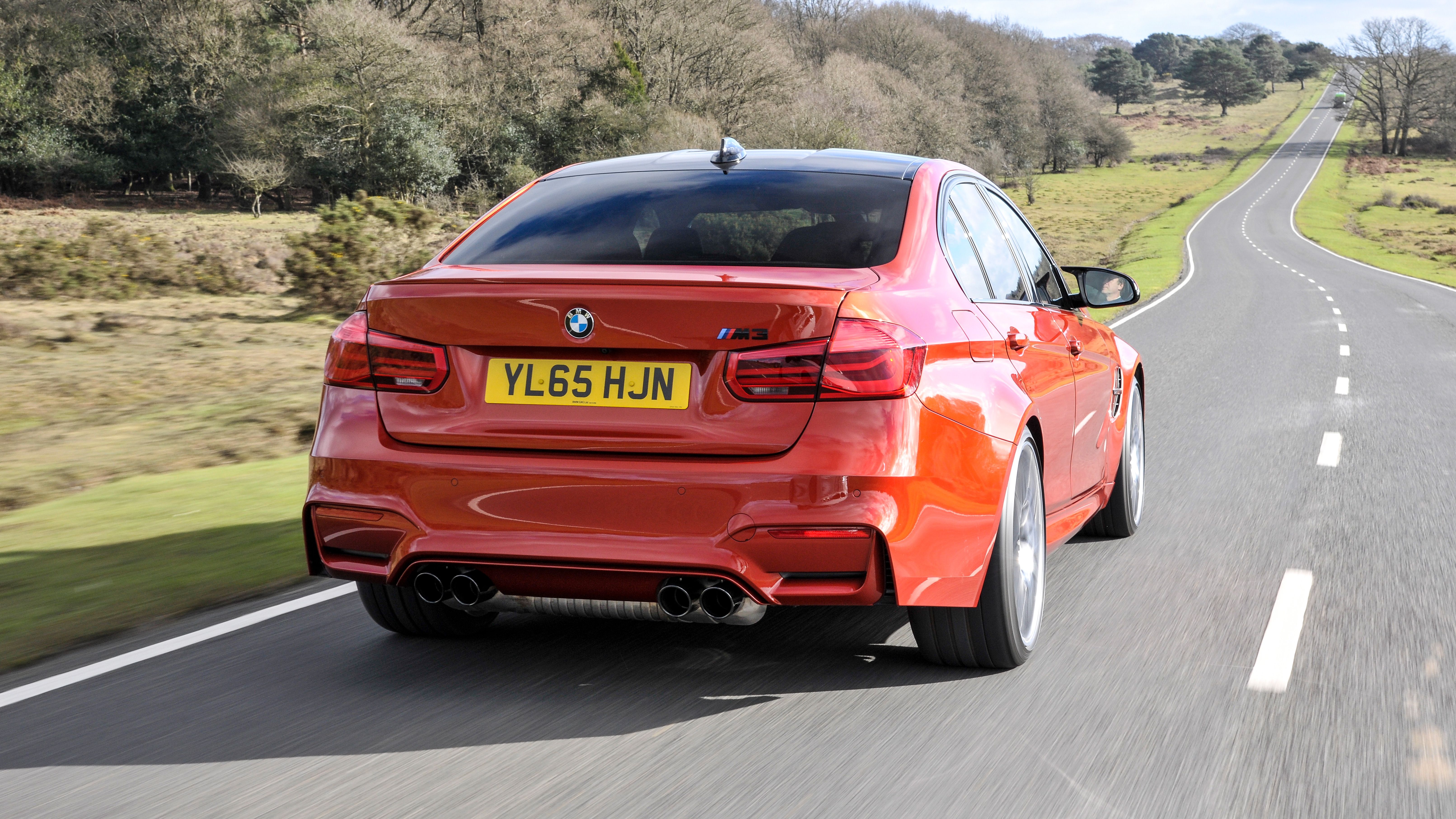 BMW M3 driving