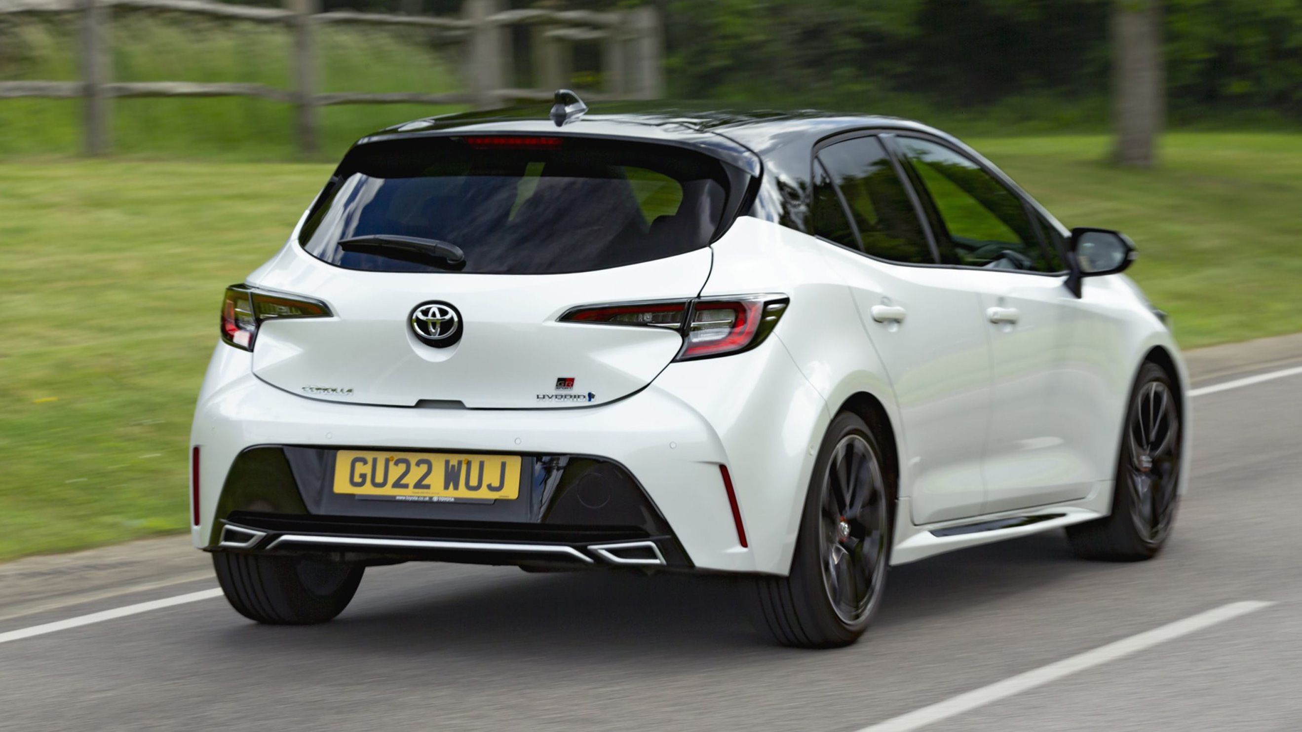 Toyota Corolla driving