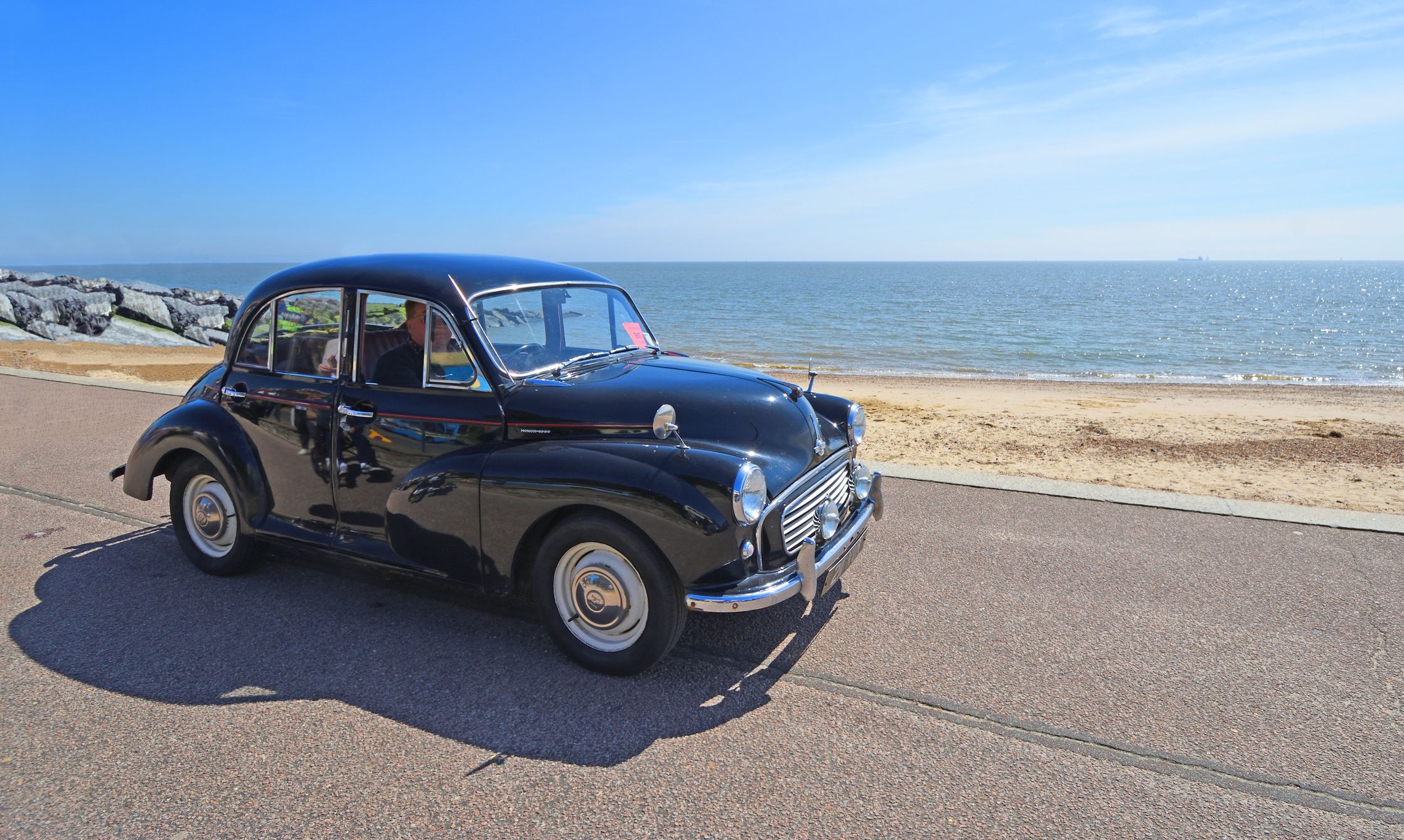 Car at the beach