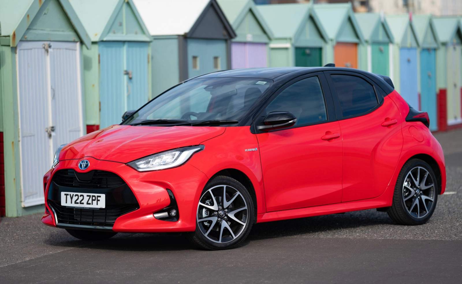 Red Toyota Yaris