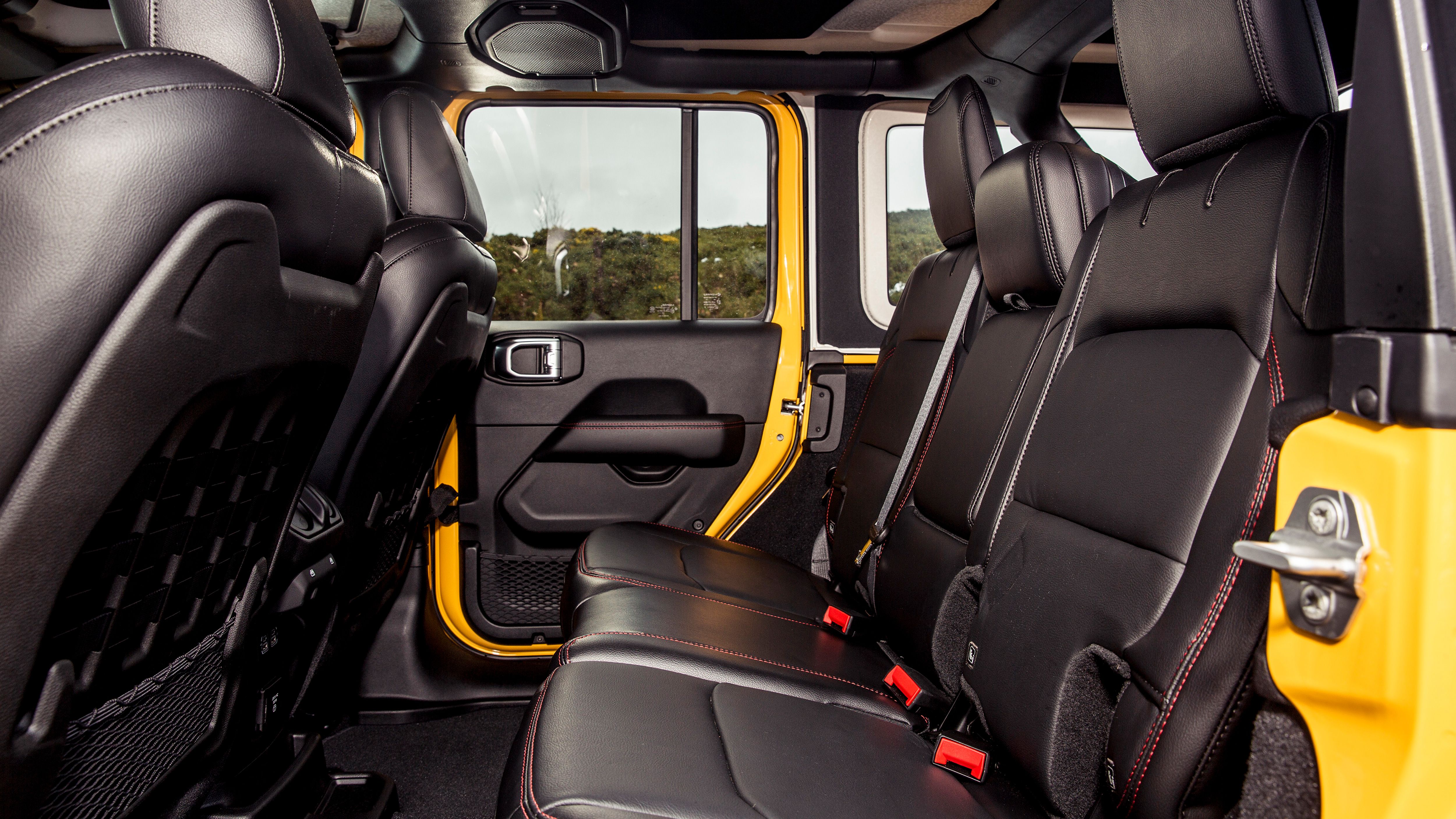 Jeep Wrangler rear seats