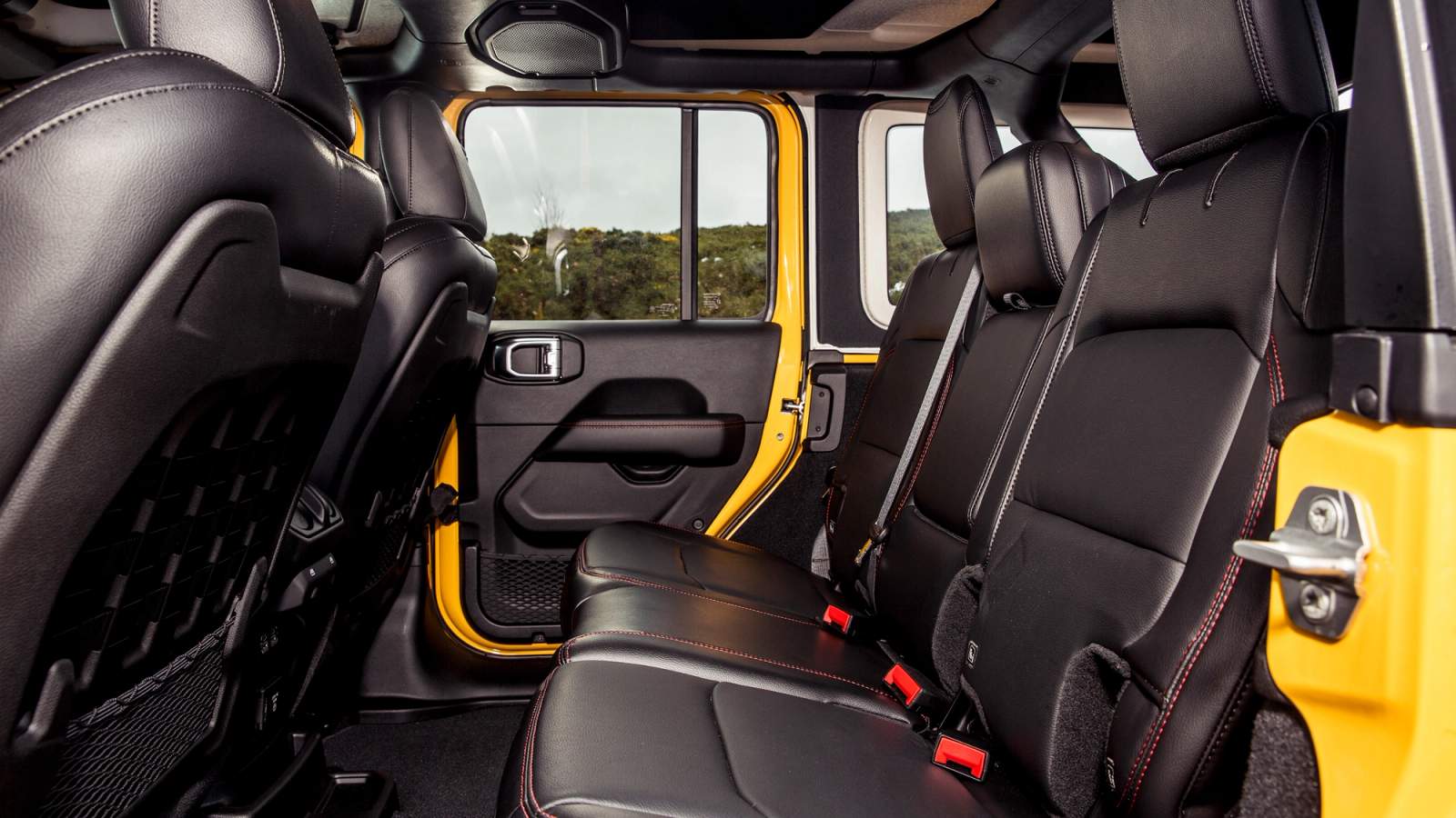 Jeep Wrangler rear seats