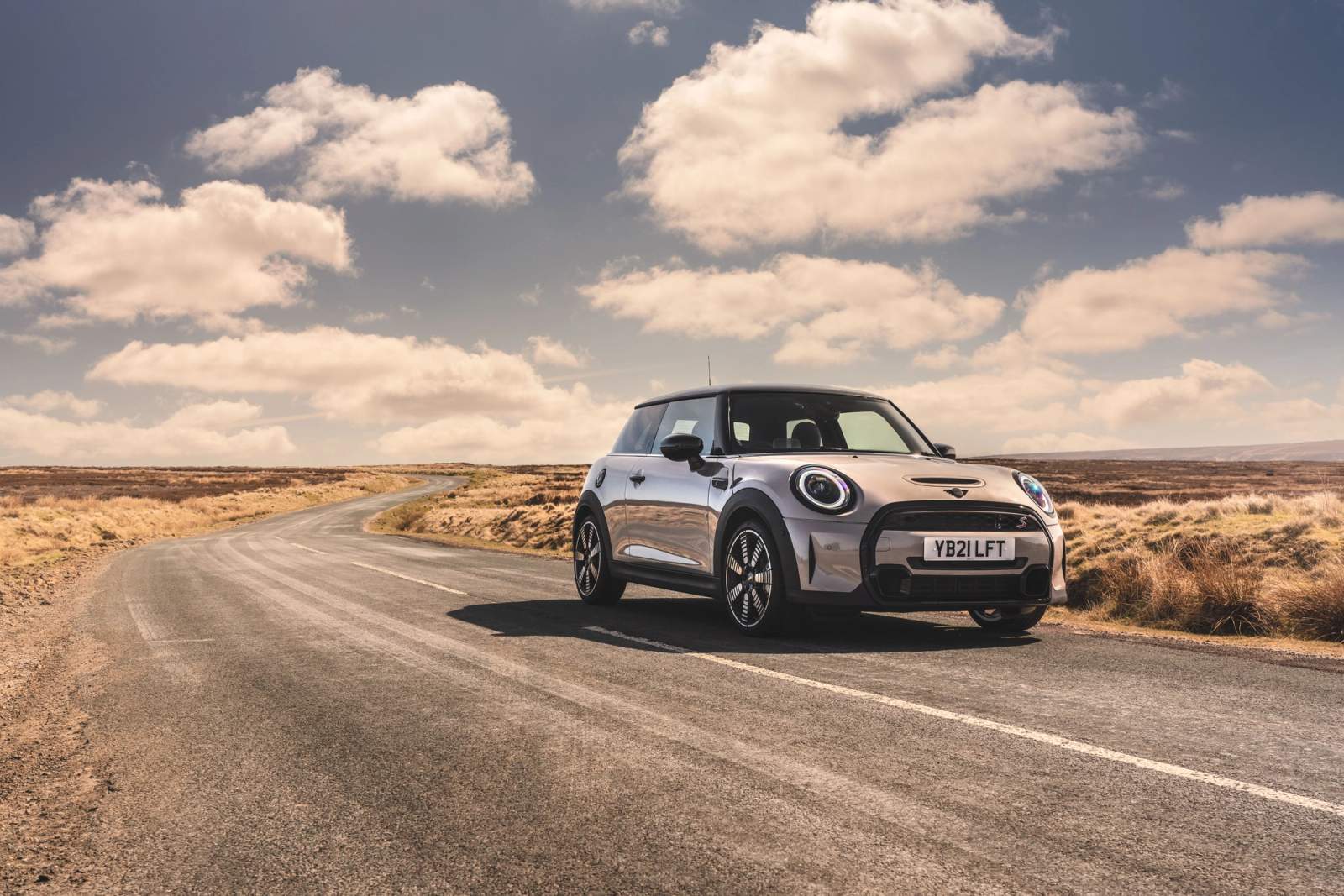Silver Mini Cooper