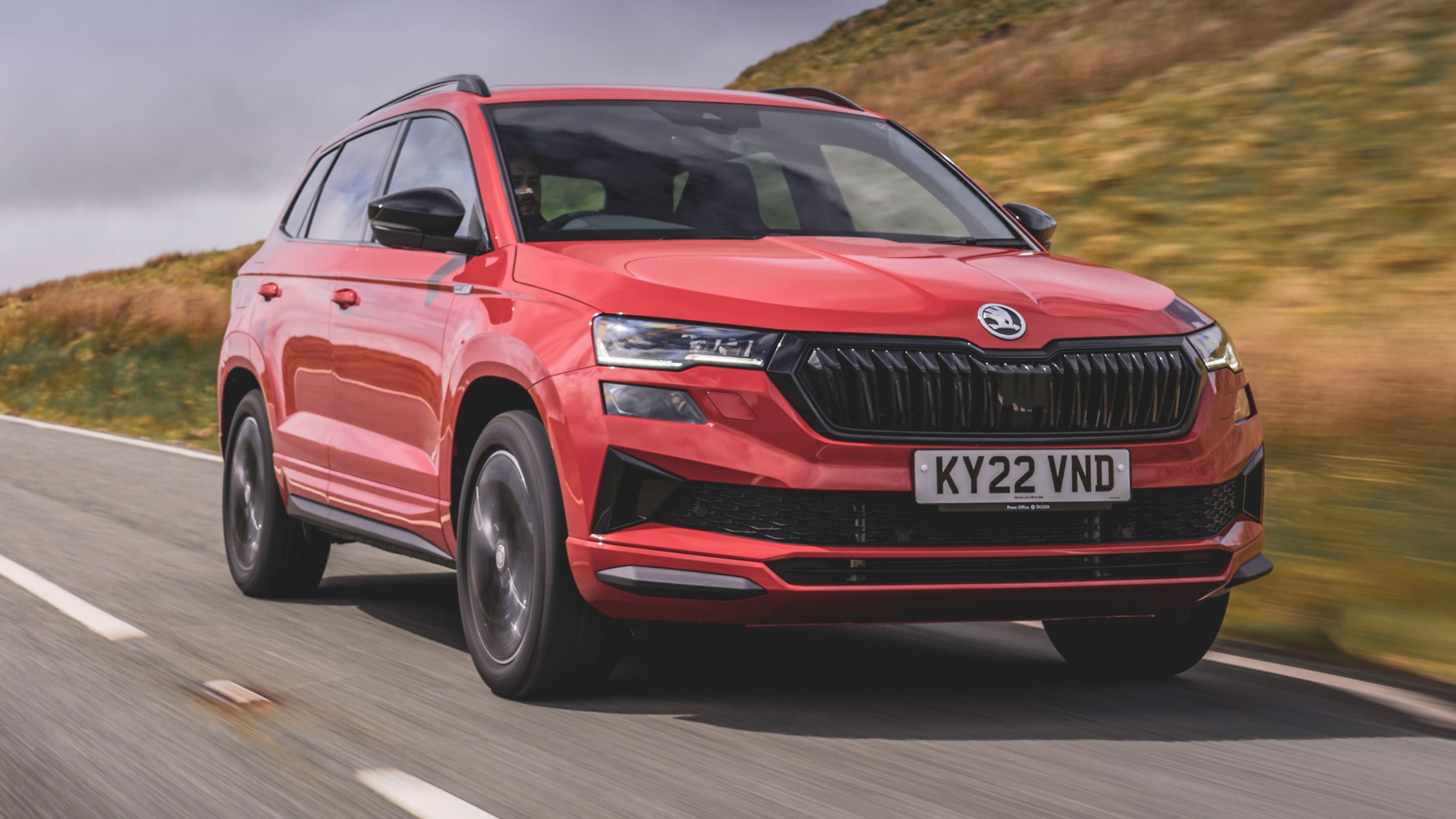 Skoda Karoq driving