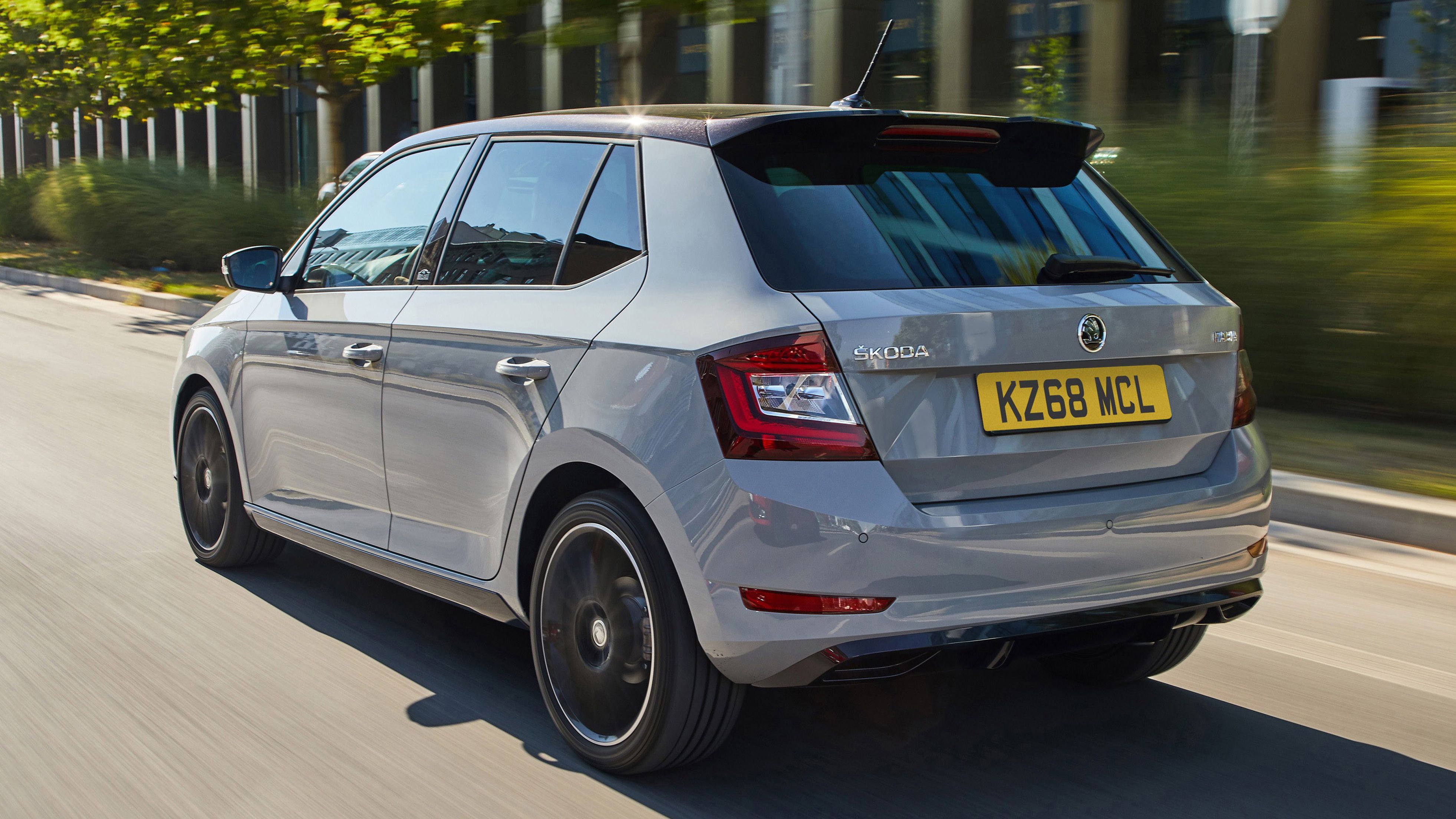 Skoda Fabia rear driving