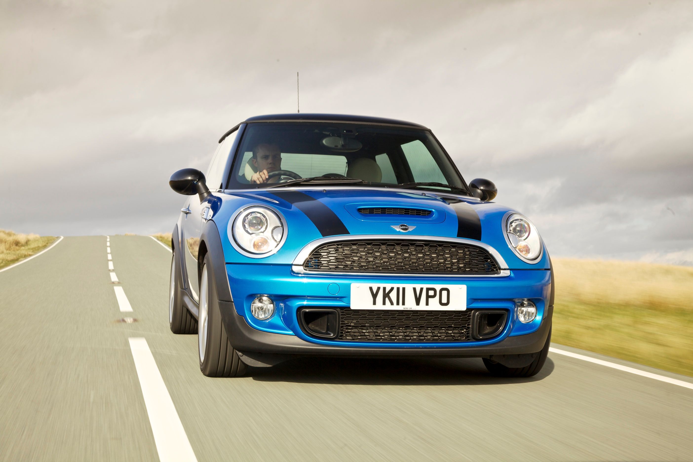 blue mini cooper s