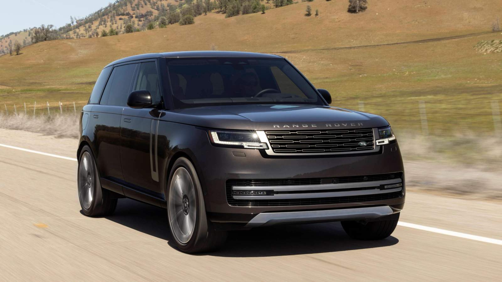 Grey Range Rover