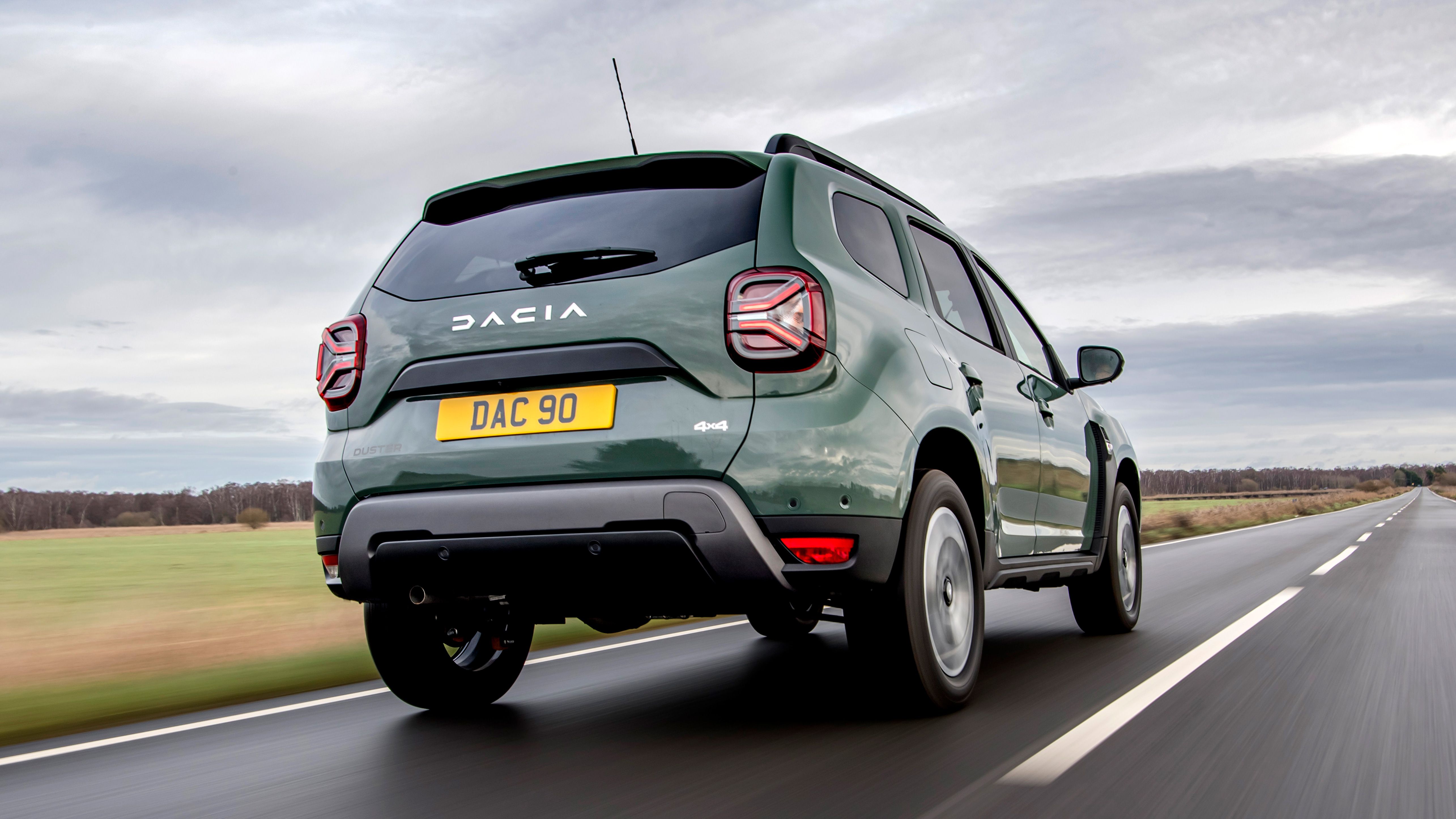 Dacia Duster rear driving