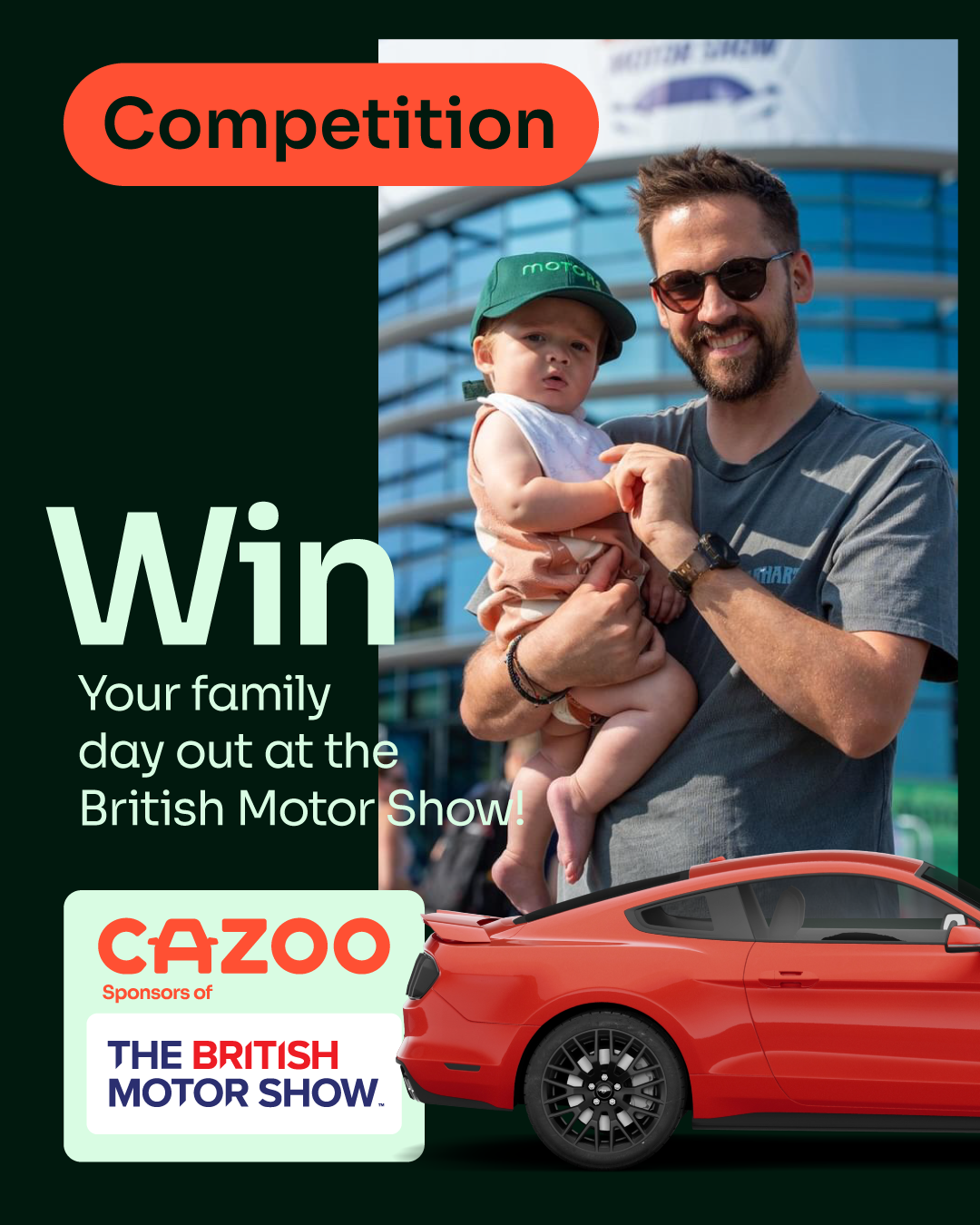 win family tickets with Cazoo