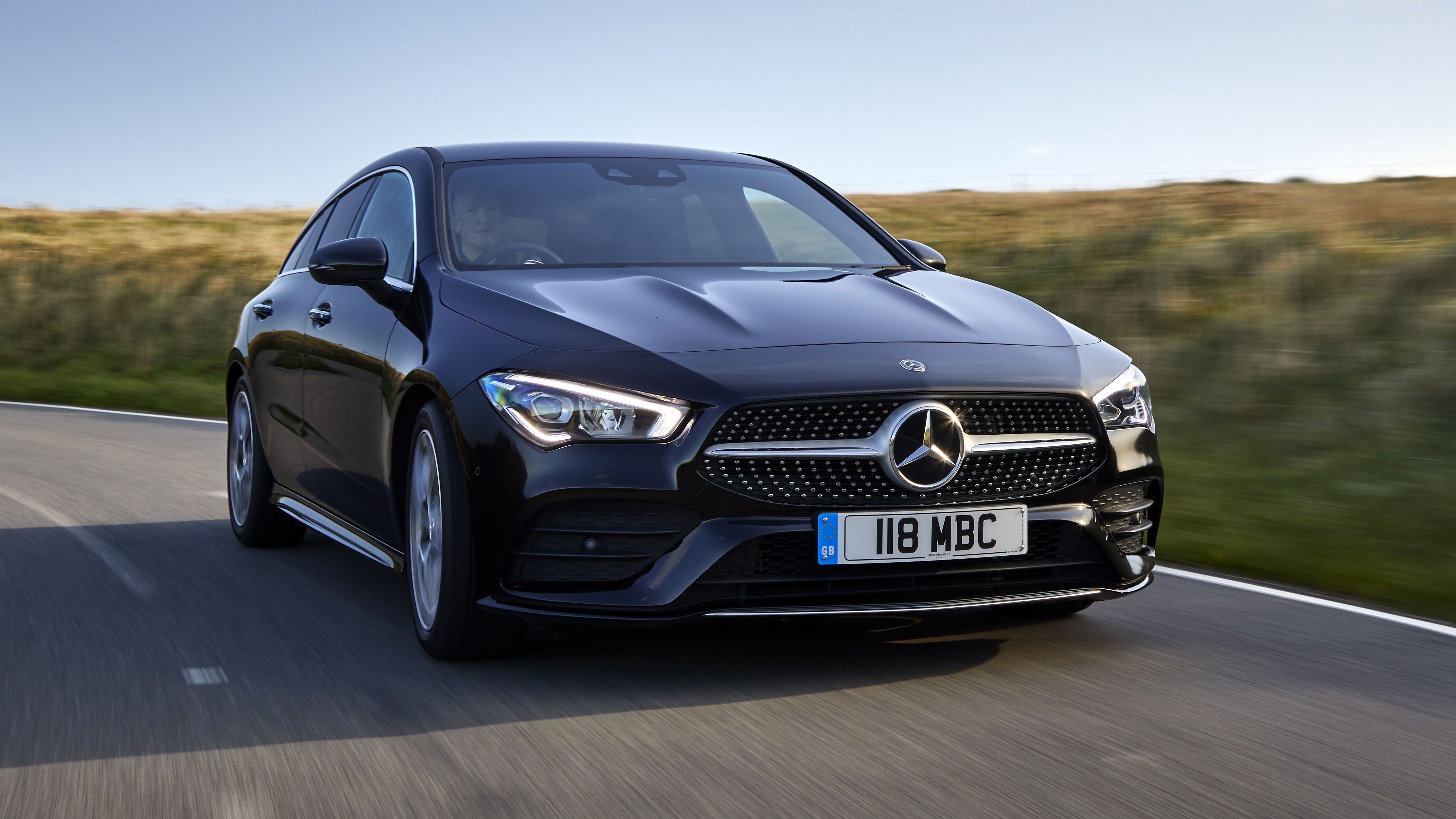 Mercedes CLA front driving