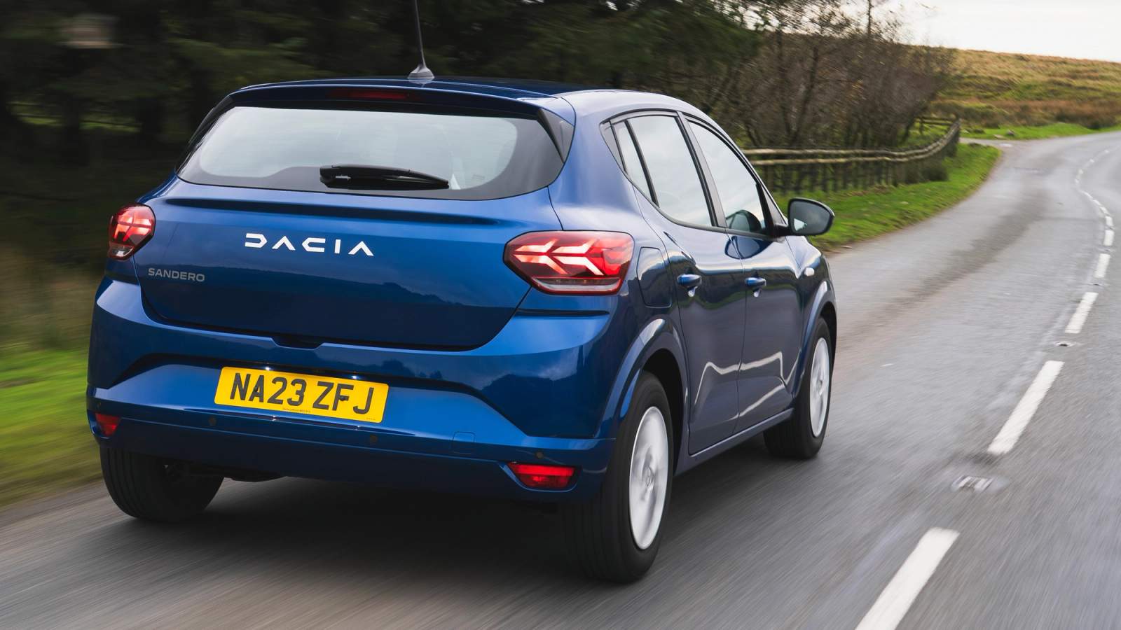 Dacia Sandero rear driving