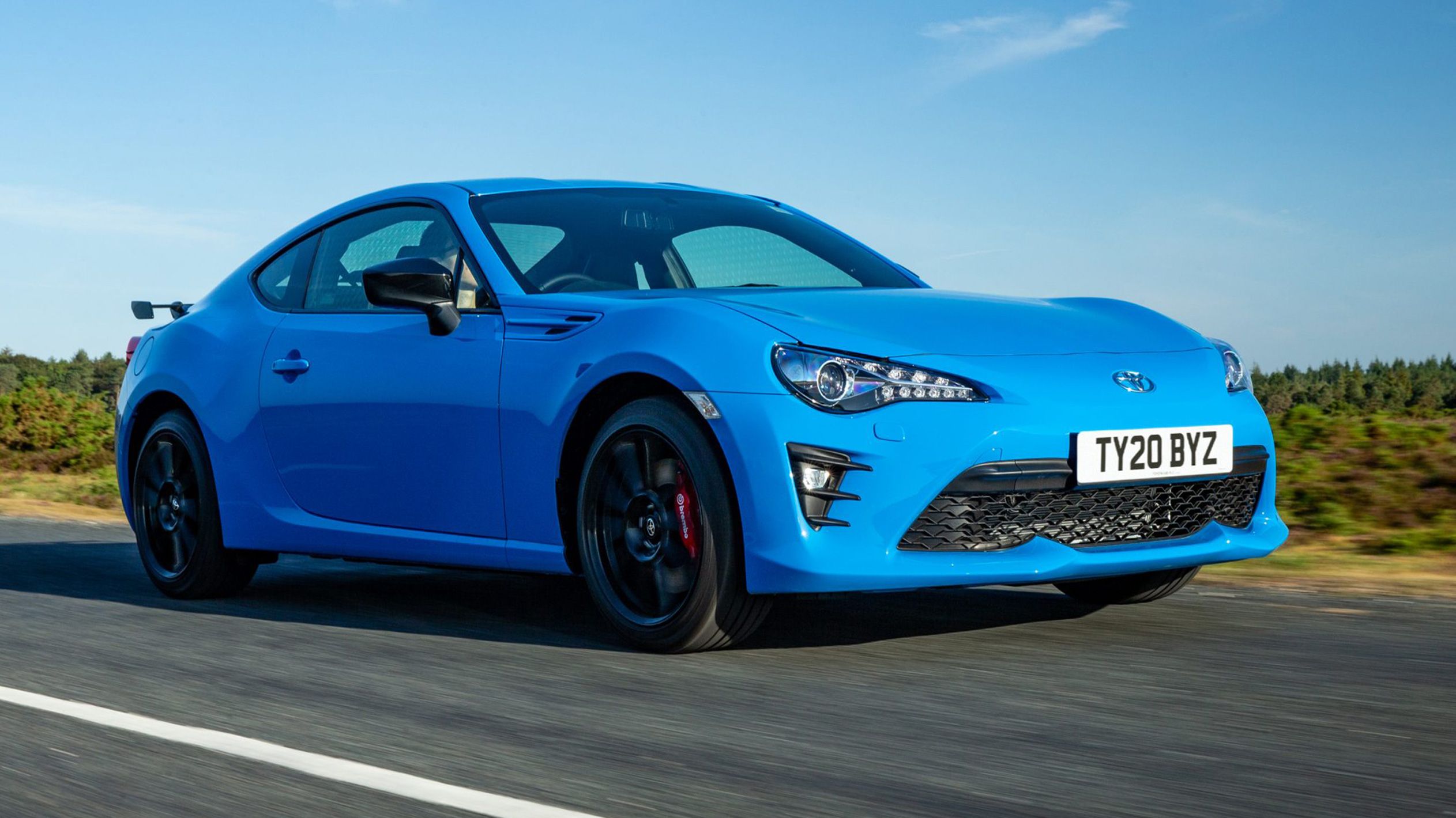 best cars - blue Toyota GT86
