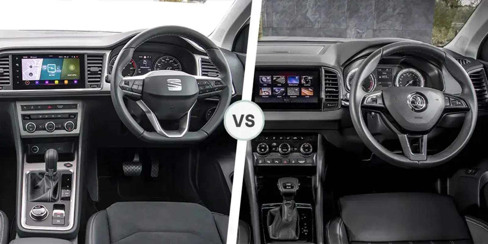 seat v skoda interior