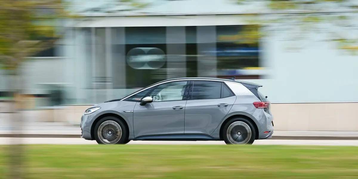 grey car driving
