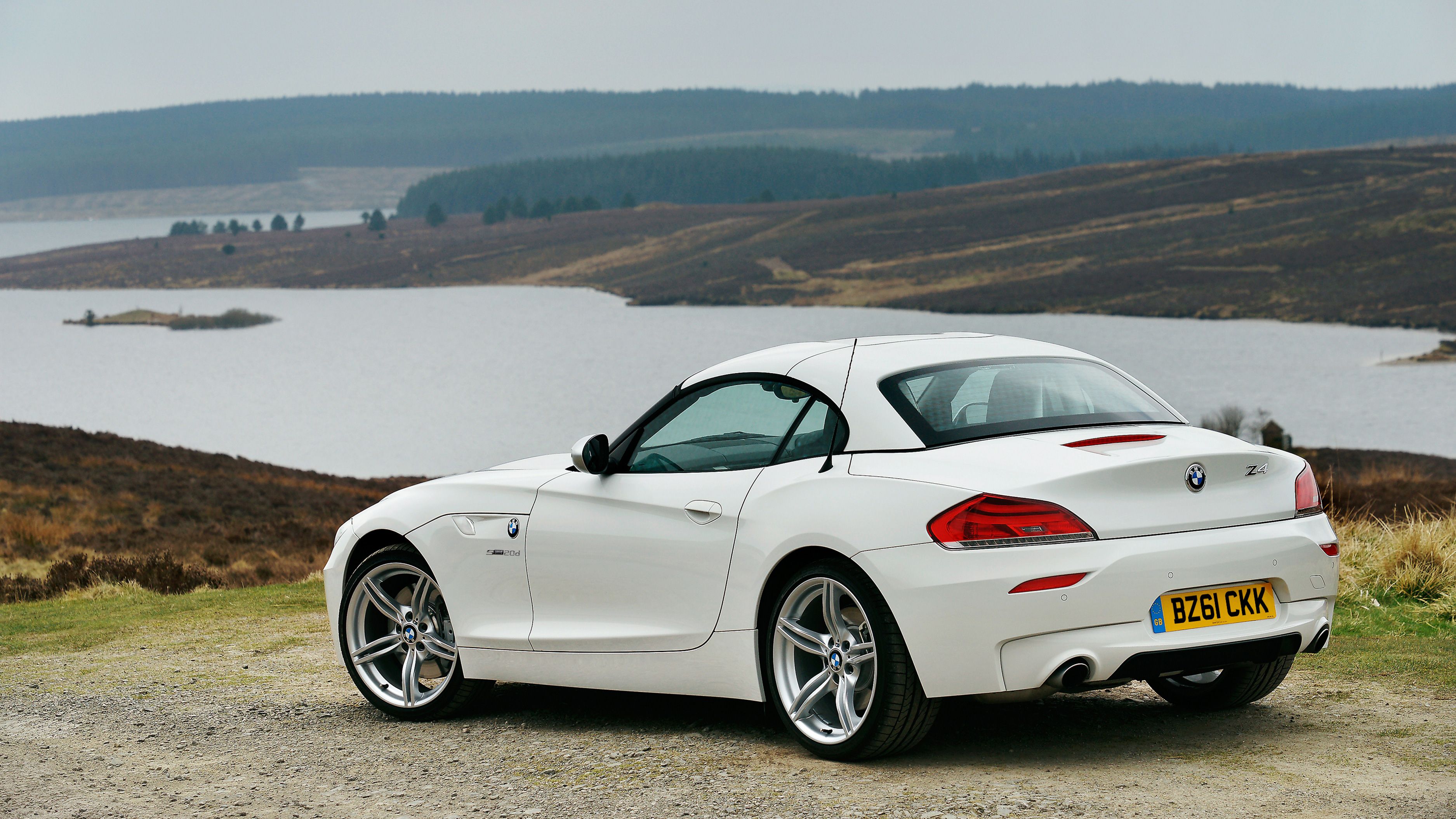 BMW Z4 rear parked roof up