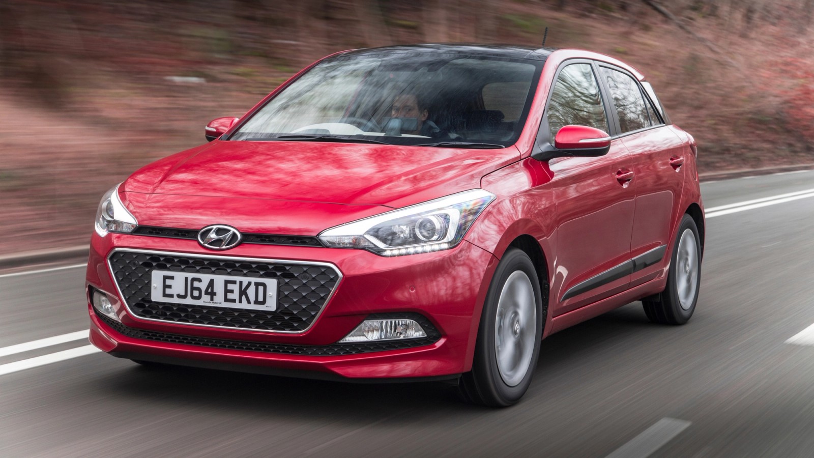 Hyundai i20 front driving