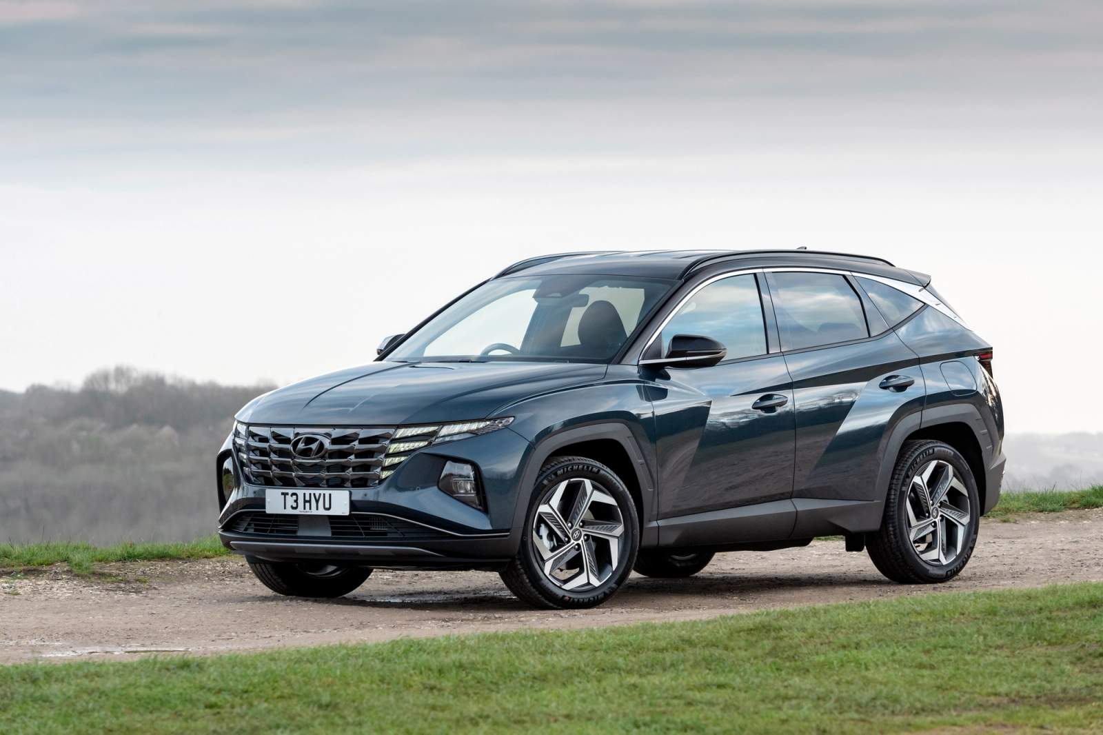 Grey Hyundai Tucson