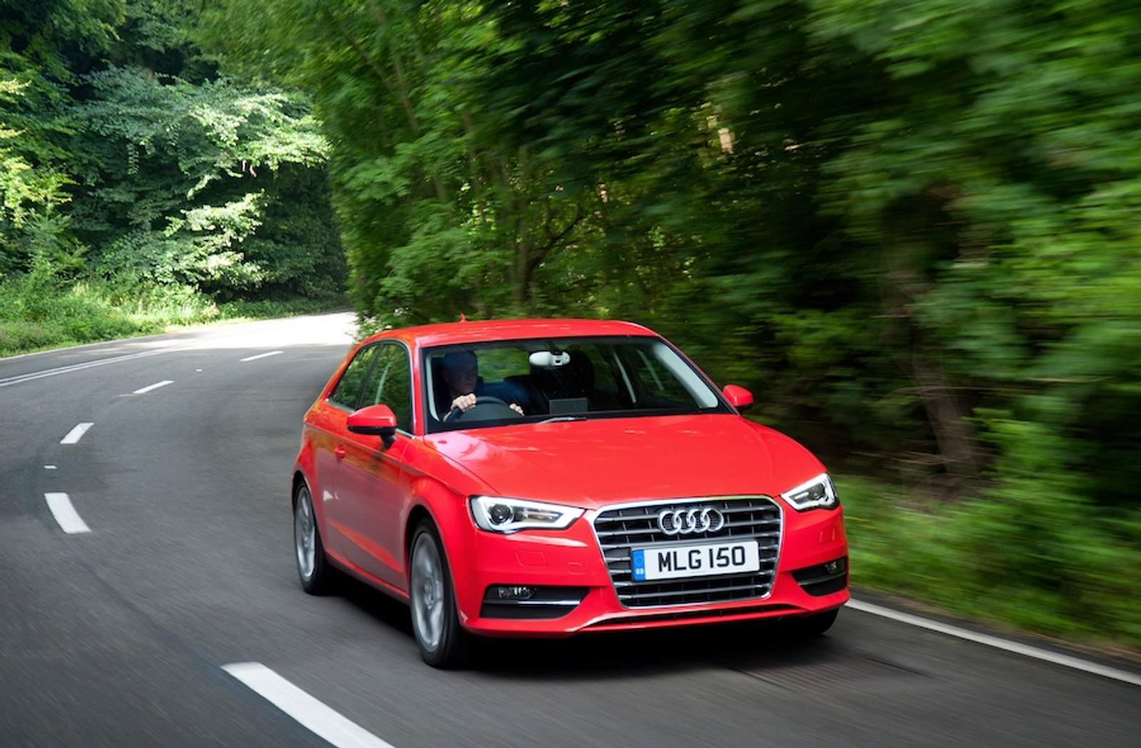 red audi 
