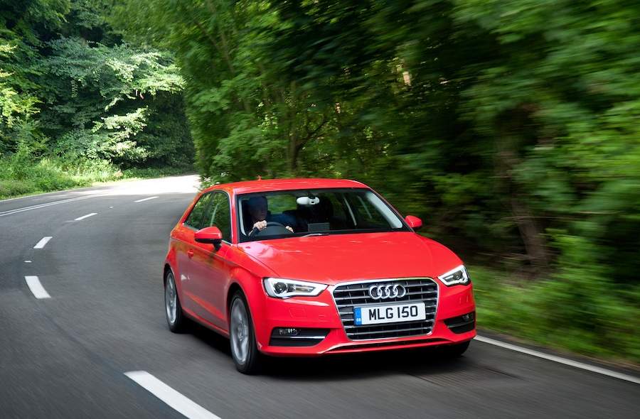 red audi