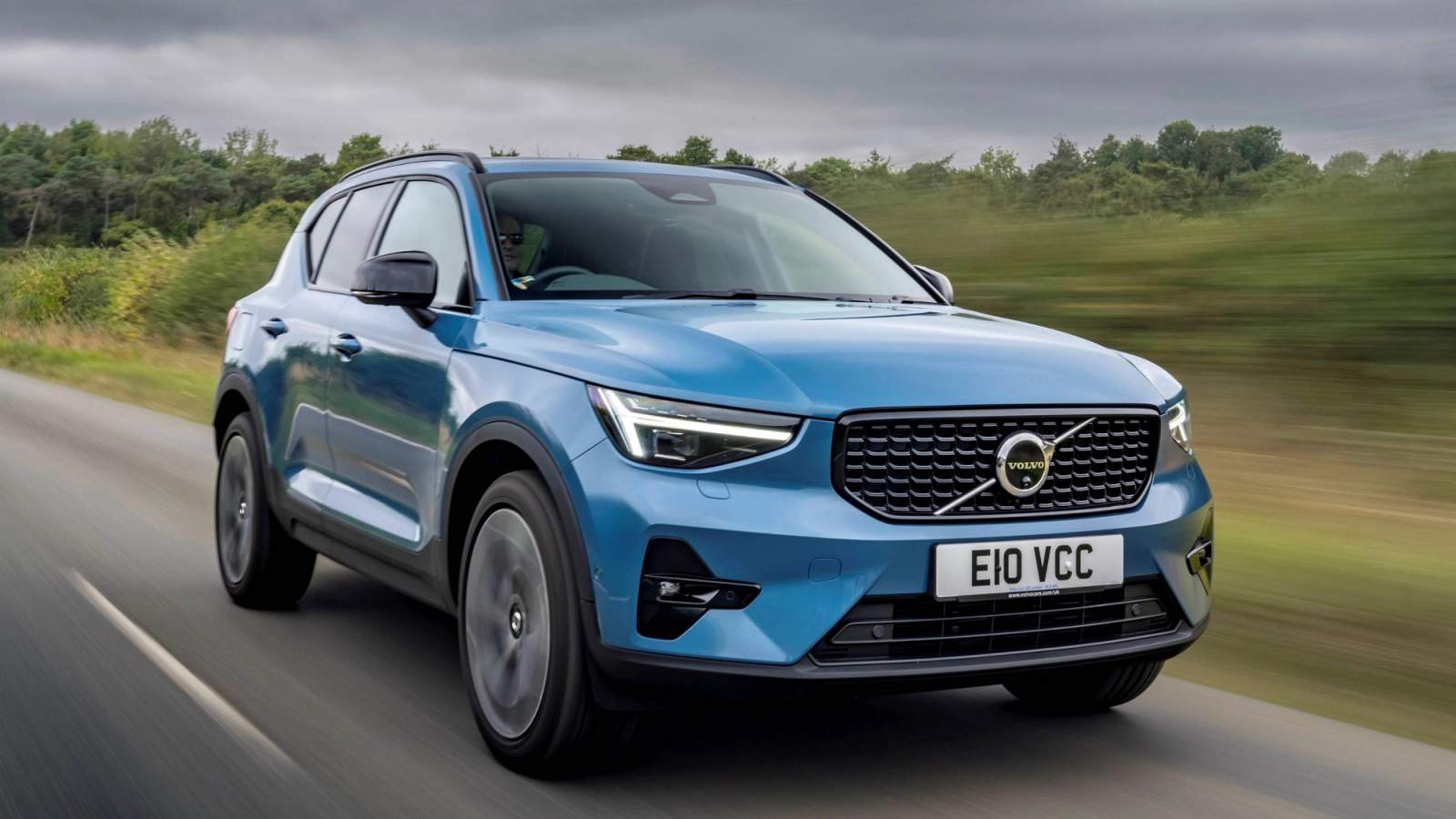 Blue Volvo XC40