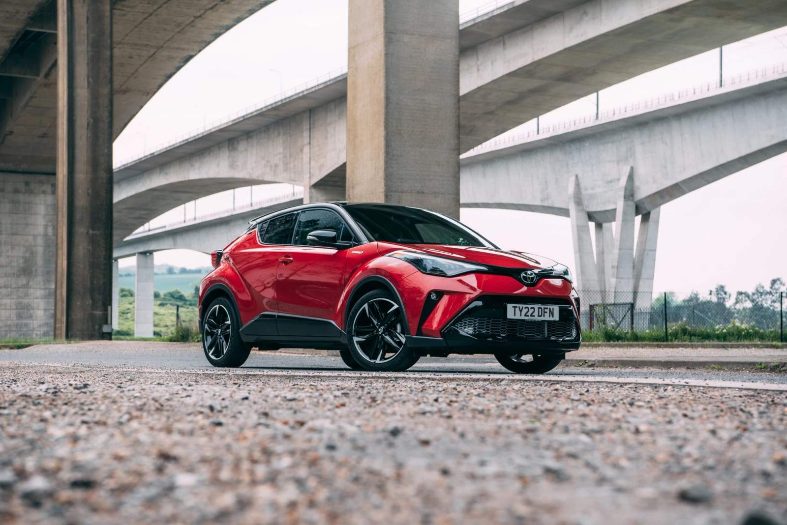 Red Toyota C-HR
