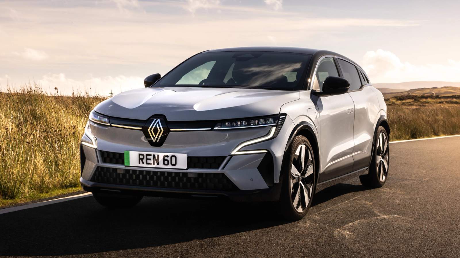 Grey Renault Megane E-Tech