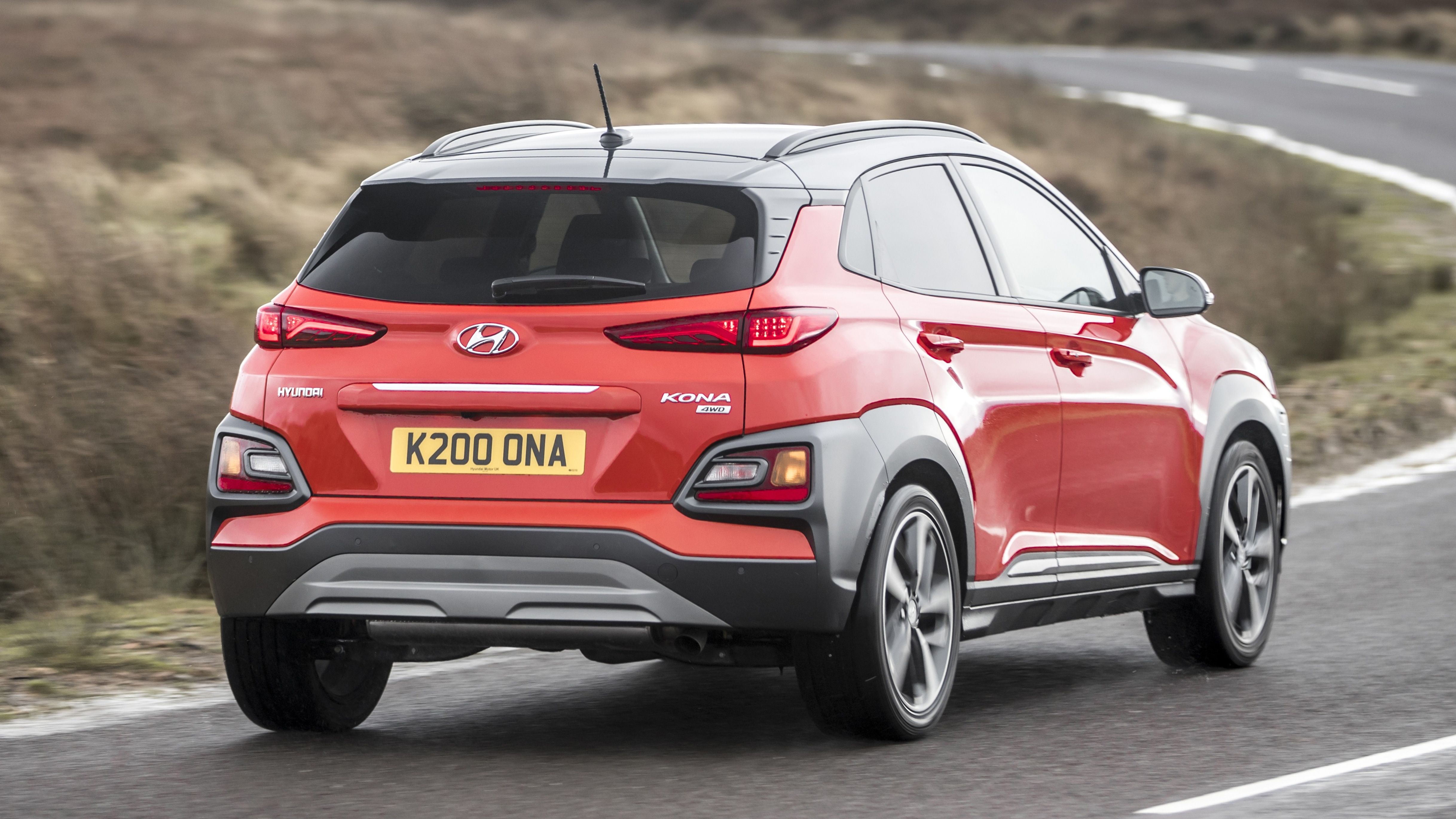 Hyundai Kona driving