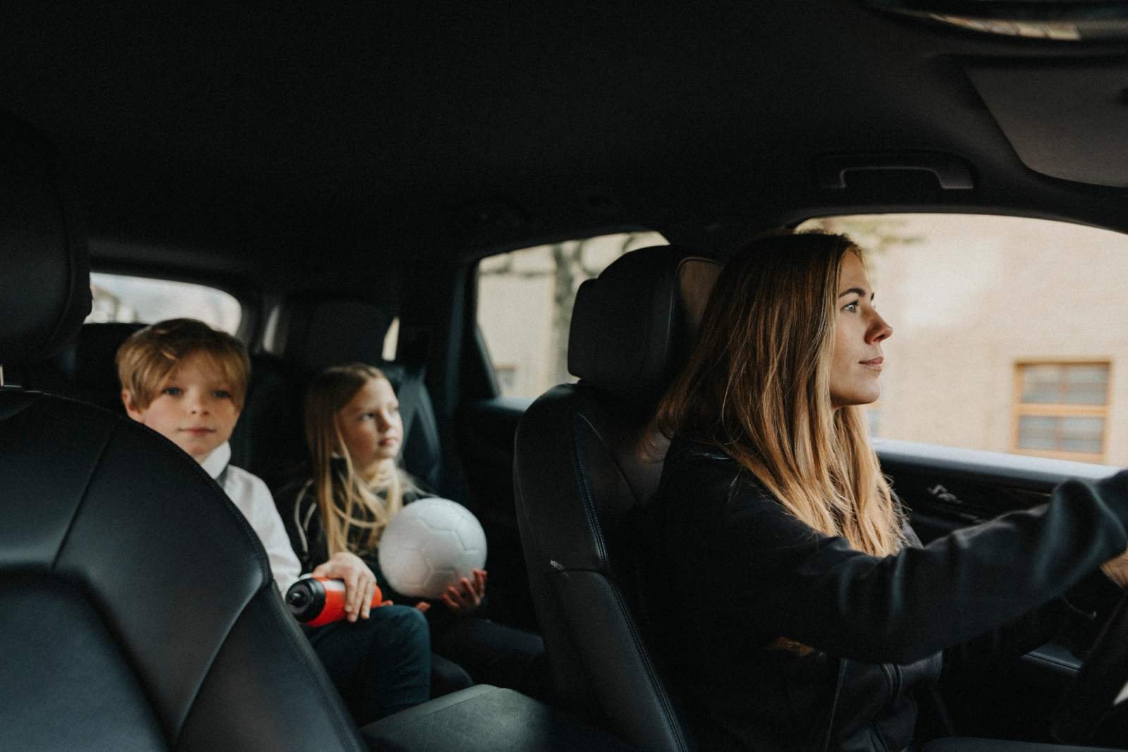 School run family
